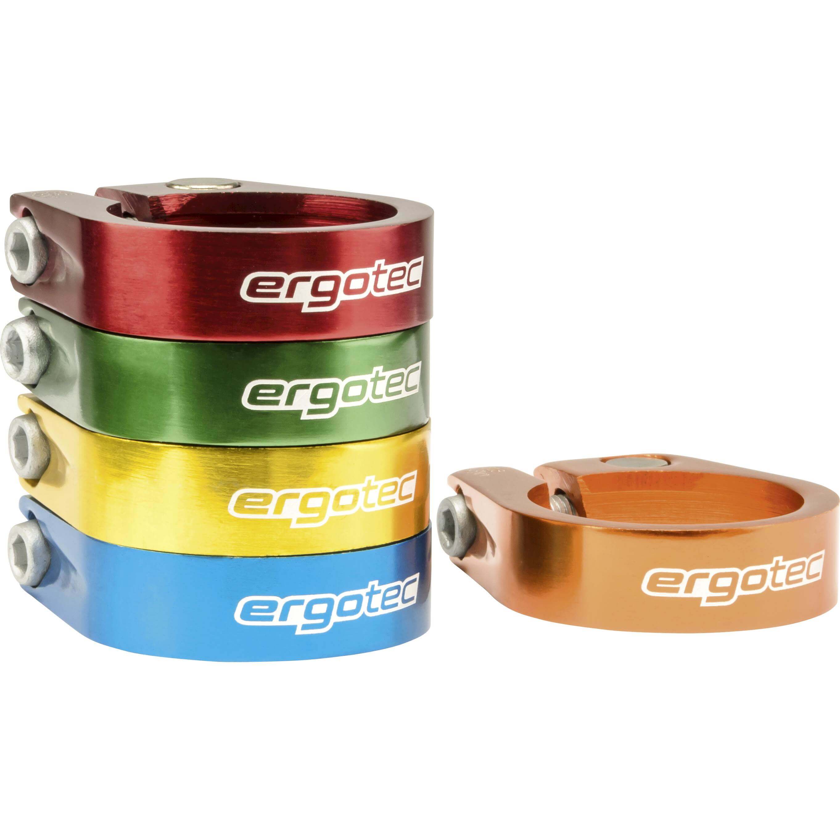 Ergotec zadelpenklem SCI-105 31.8 rood geeloxeerd - AE-trading