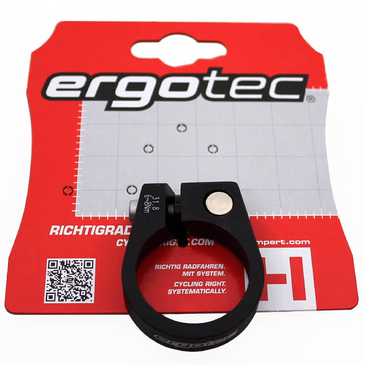 Ergotec zadelpenklem SCI-105 31.8 zwart - AE-trading