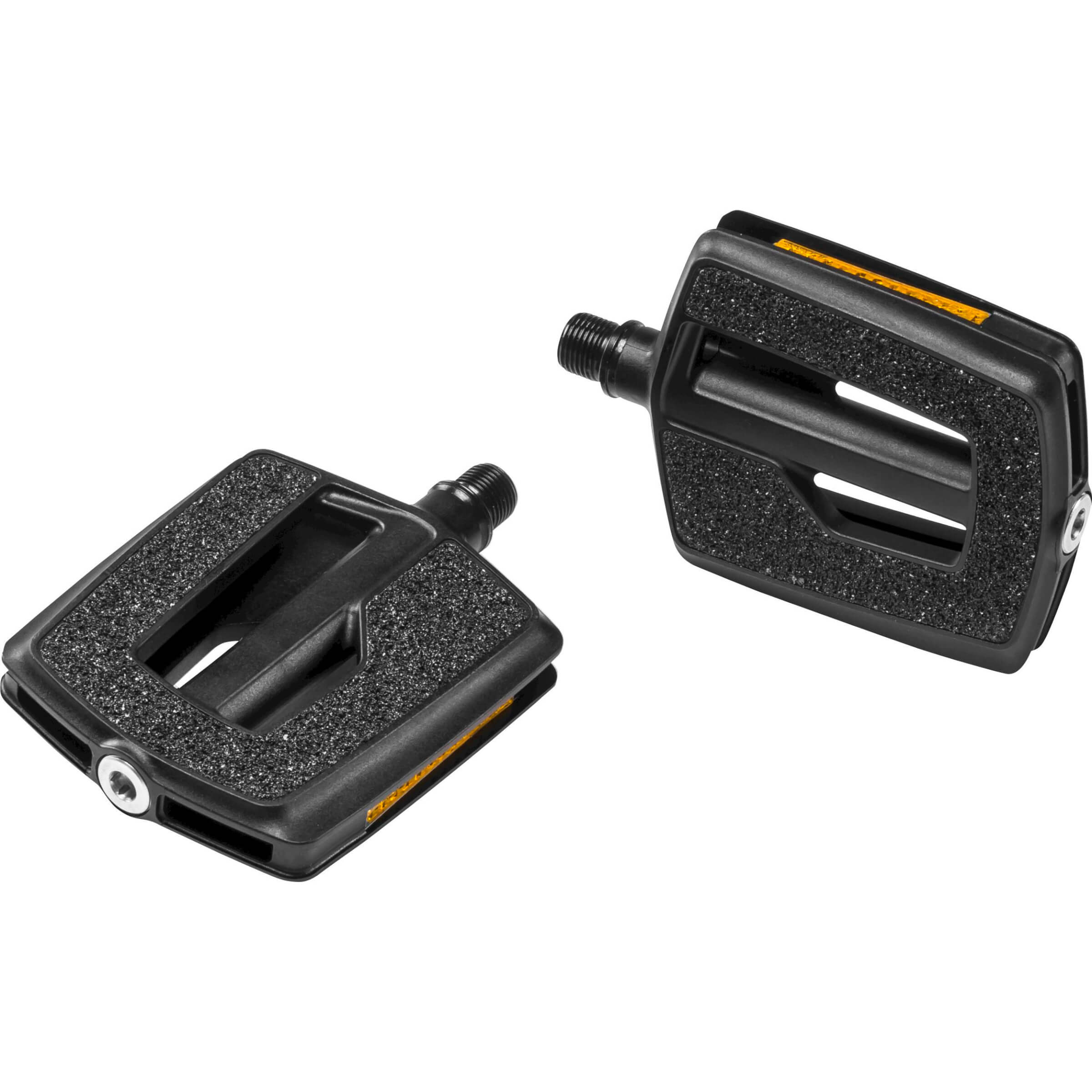 Ergotec pedalen 831 kunststof/schuurpapier zwart - AE-trading