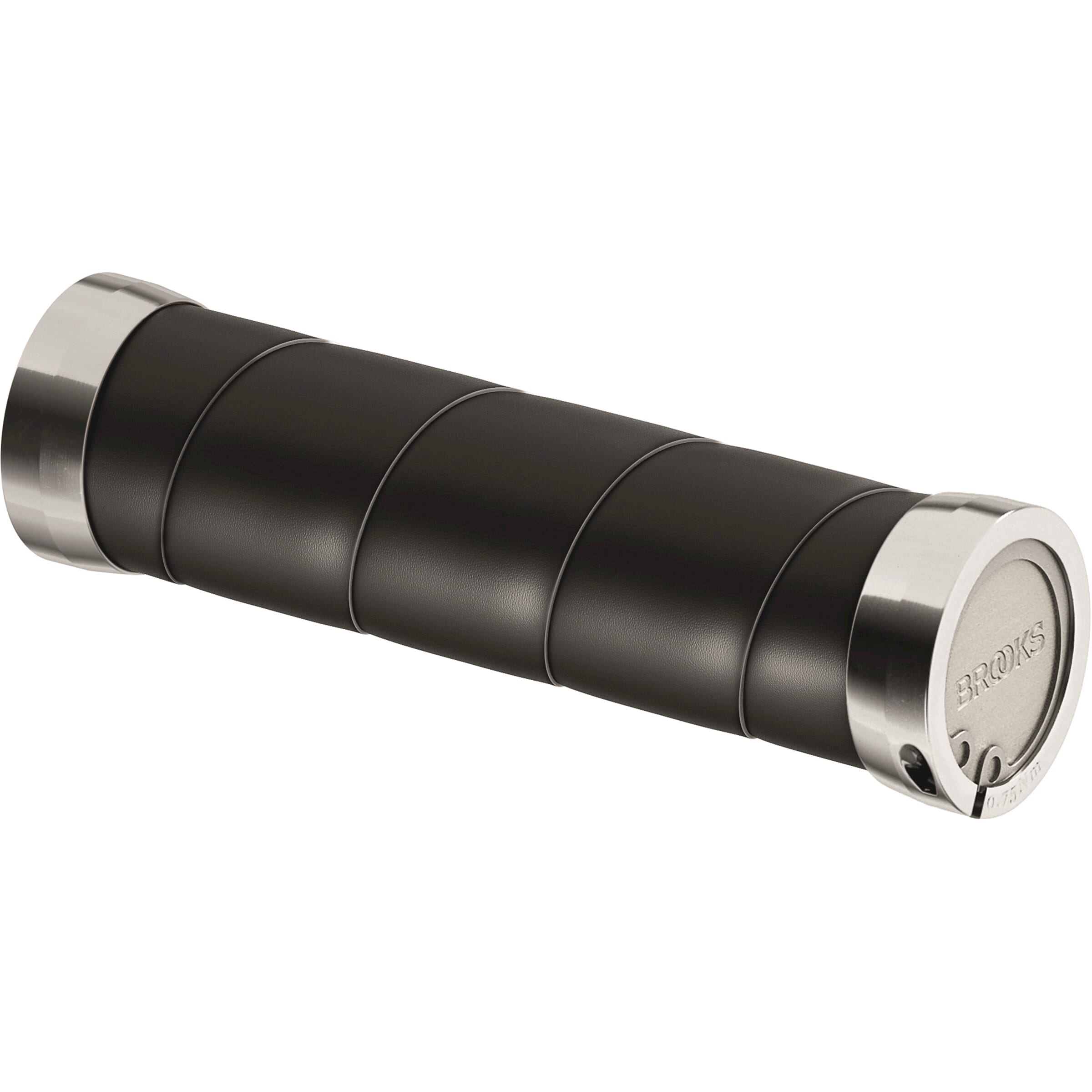 Brooks handvatten Slender Leather grips 100/130mm black - AE-trading
