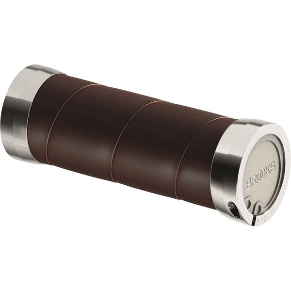 Brooks handvatten Slender Leather grips 100mm a brown - AE-trading