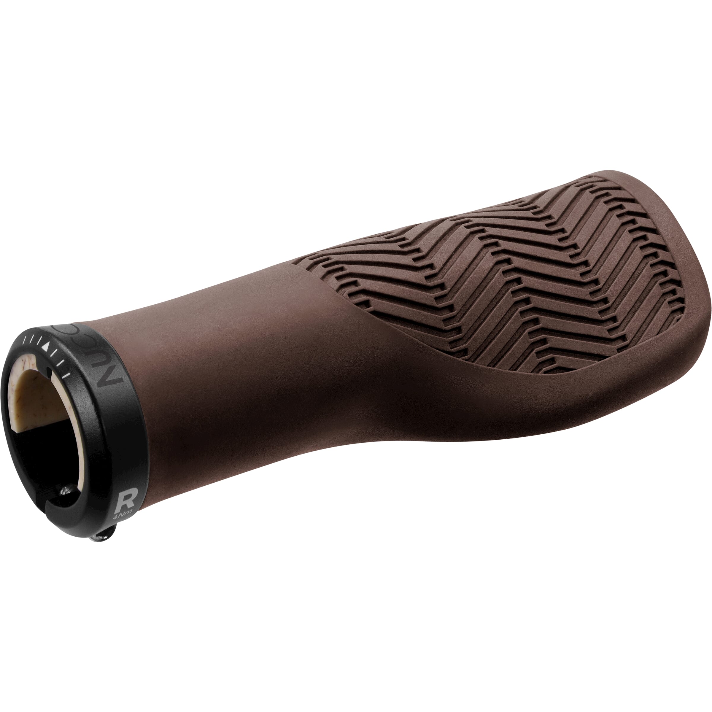 Herrmans handvatten Nucore Grip town wave 130mm bruin - AE-trading
