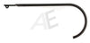 Herrmans kettingscherm Slim 38 308mm transparant/zwart - AE-trading