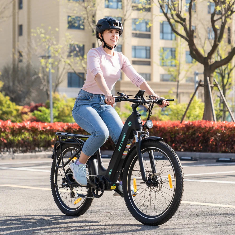 Hitway BK16 Elektrische Fiets 26 Inch 3.0 E-bike 48V 18Ah Wit - AE-trading
