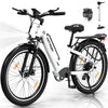 Hitway BK16 Elektrische Fiets 26 Inch 3.0 E-bike 48V 18Ah Wit - AE-trading