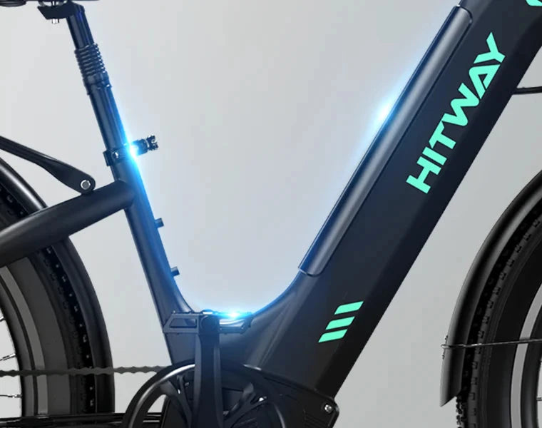 Hitway BK16 Elektrische Fiets 26 Inch 3.0 E-bike 48V 18Ah Wit - AE-trading