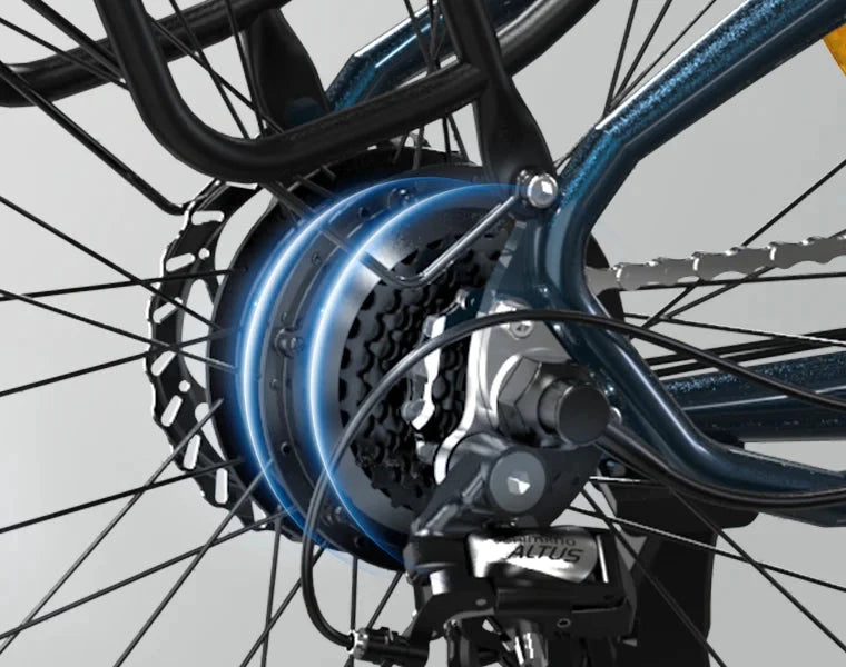 Hitway BK16 Elektrische Fiets 26 Inch 3.0 E-bike 48V 18Ah Wit - AE-trading