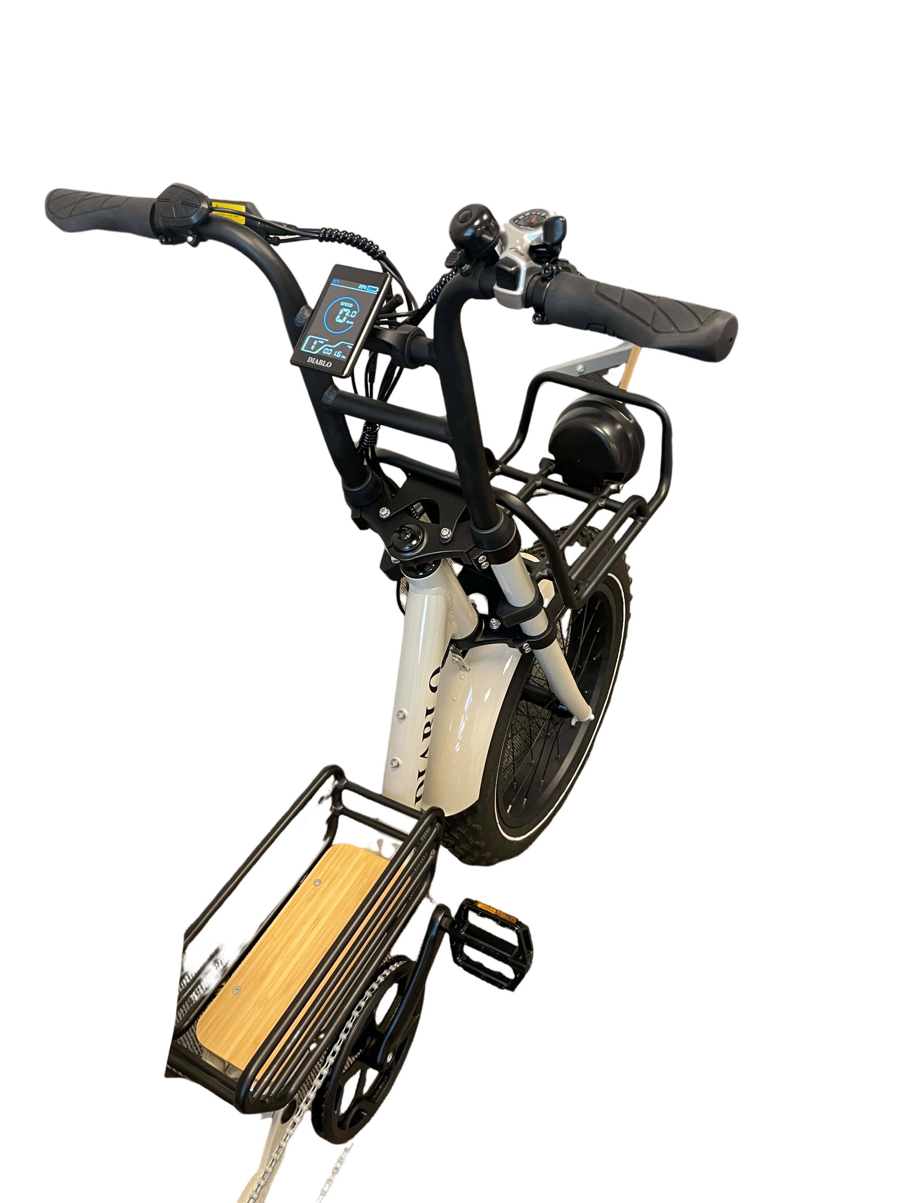 Diablo Zipper Fatbike 7SP Shimano versnellingen met achtervering - Fashion Grey - AE-trading