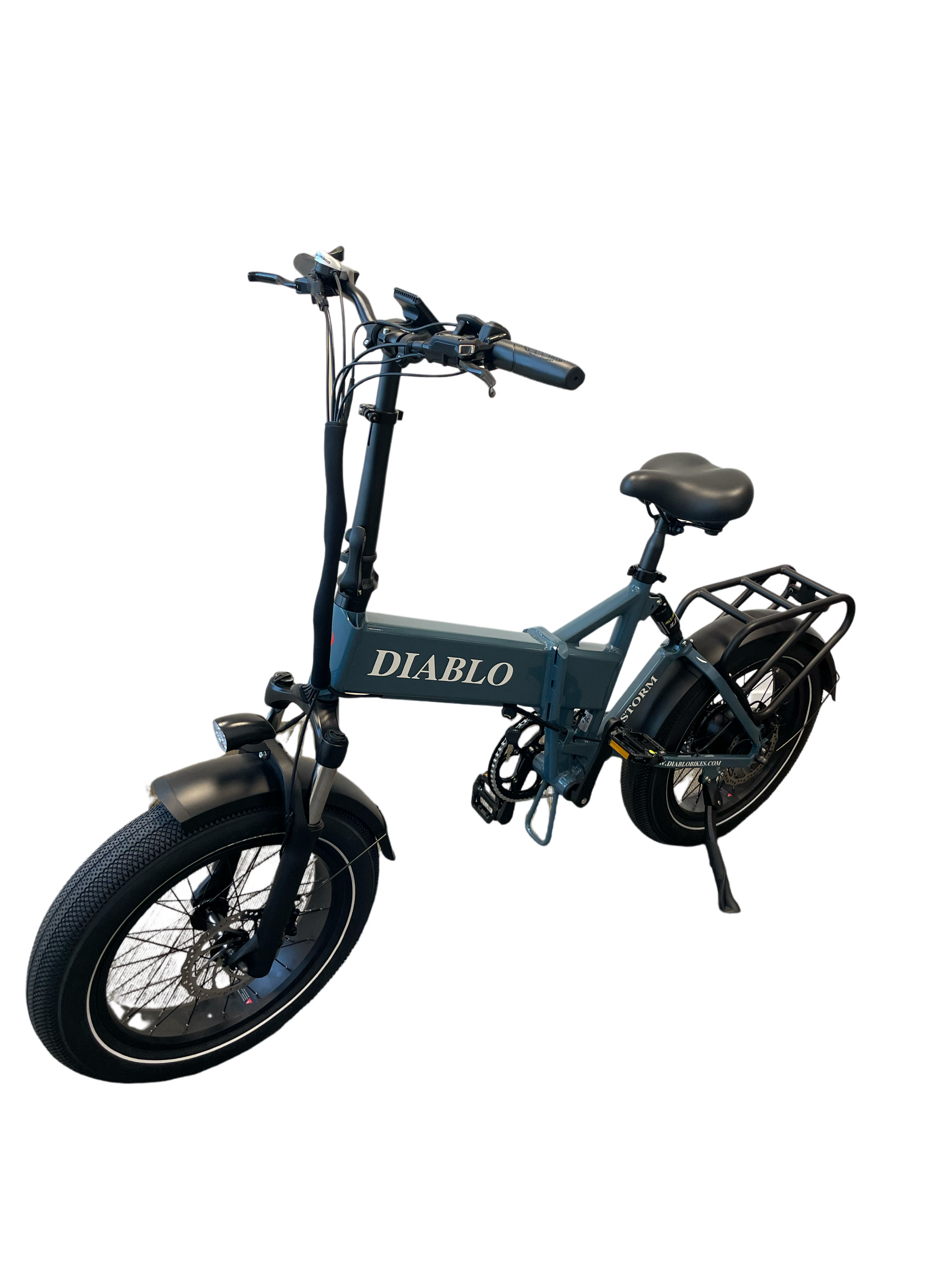 Diablo Storm Fatbike Vouwfiets met Hydraulische remmen - Donker Blauw - AE-trading