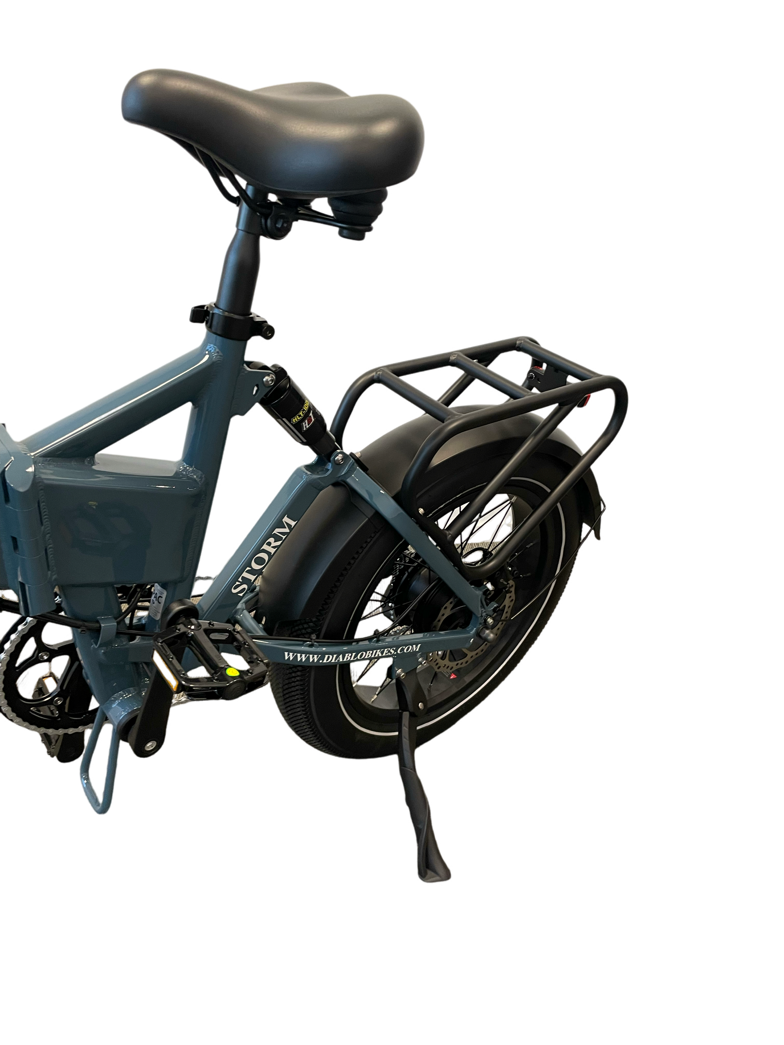 Diablo Storm Fatbike Vouwfiets met Hydraulische remmen - Donker Blauw - AE-trading