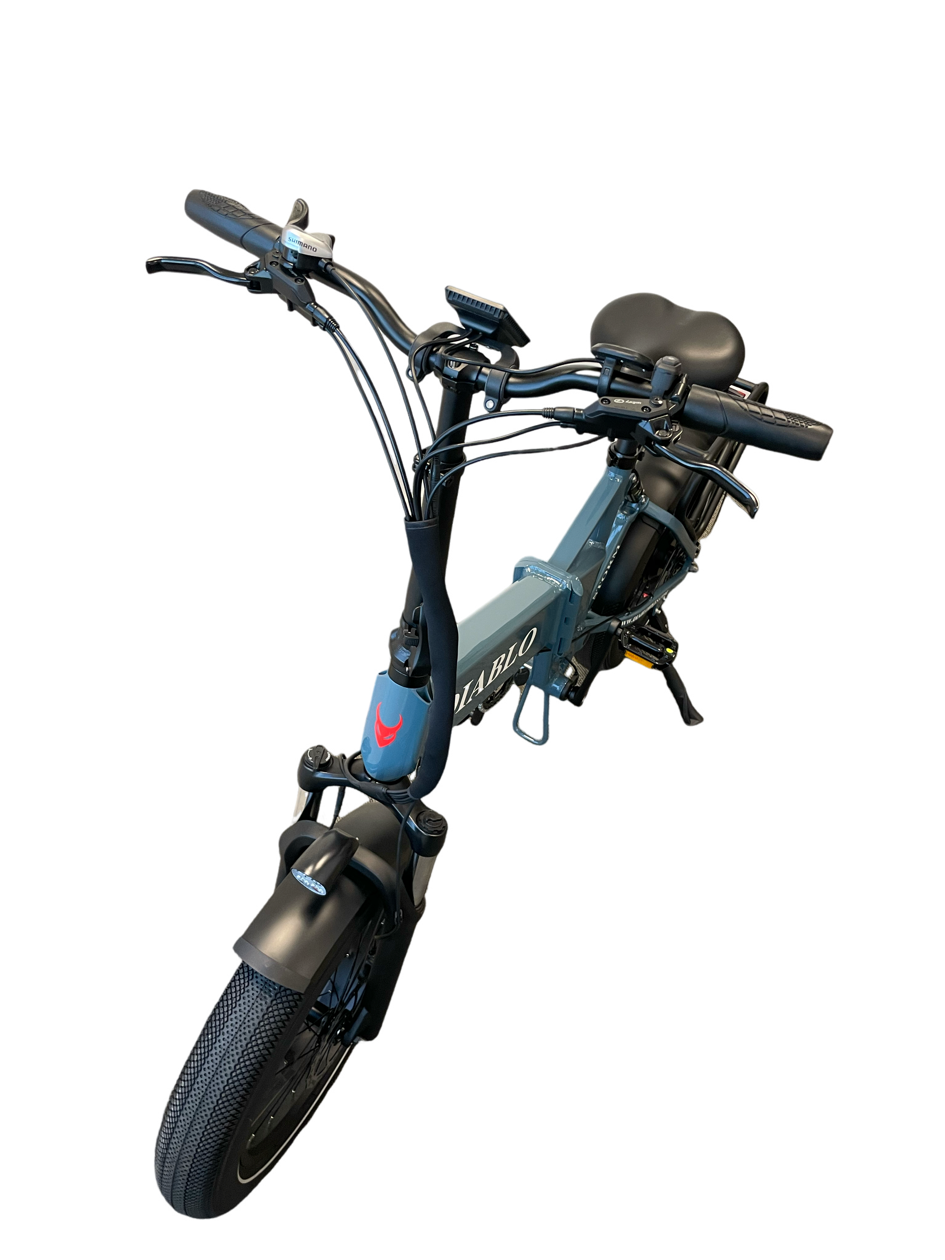 Diablo Storm Fatbike Vouwfiets met Hydraulische remmen - Donker Blauw - AE-trading