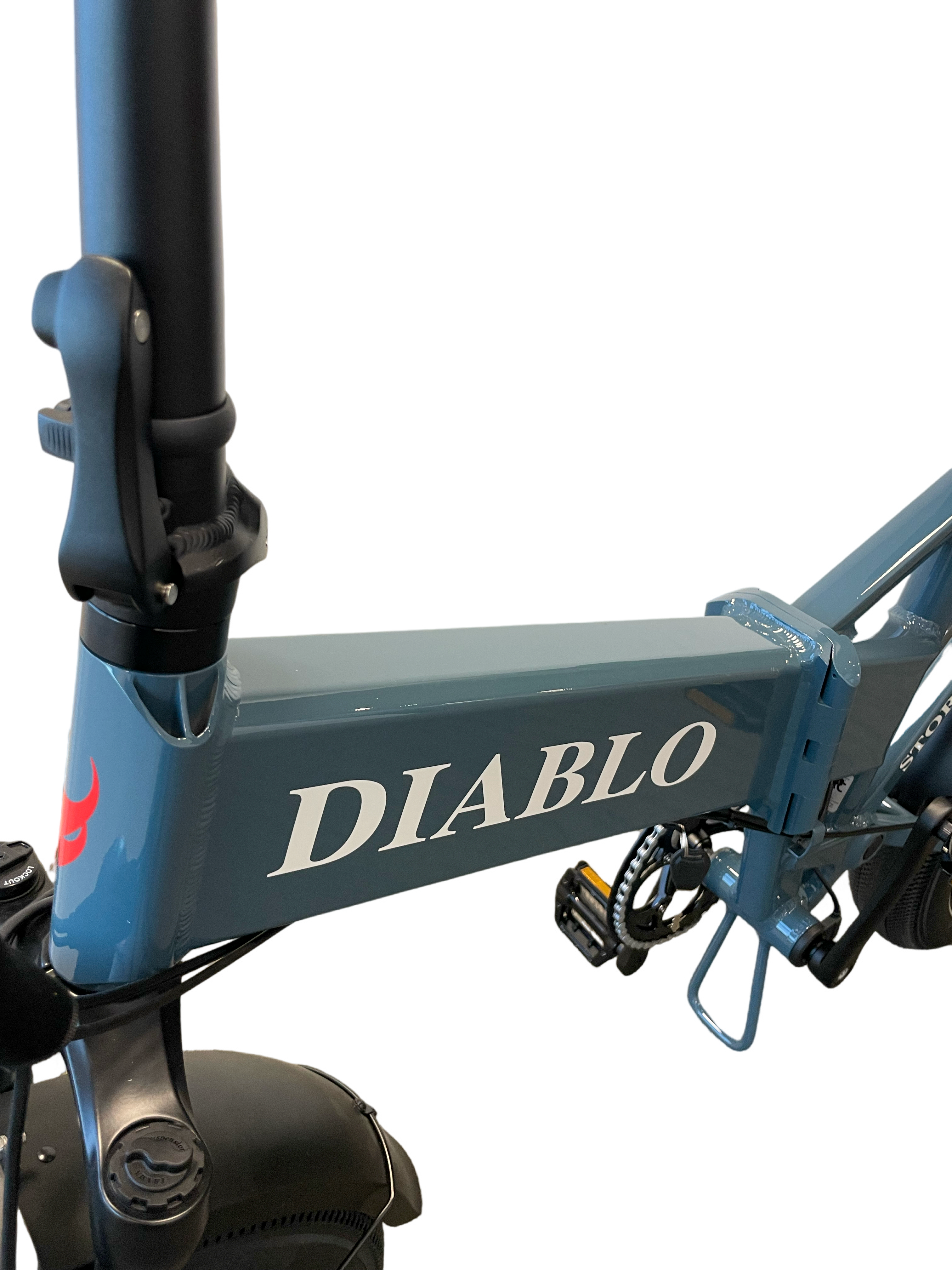 Diablo Storm Fatbike Vouwfiets met Hydraulische remmen - Donker Blauw - AE-trading