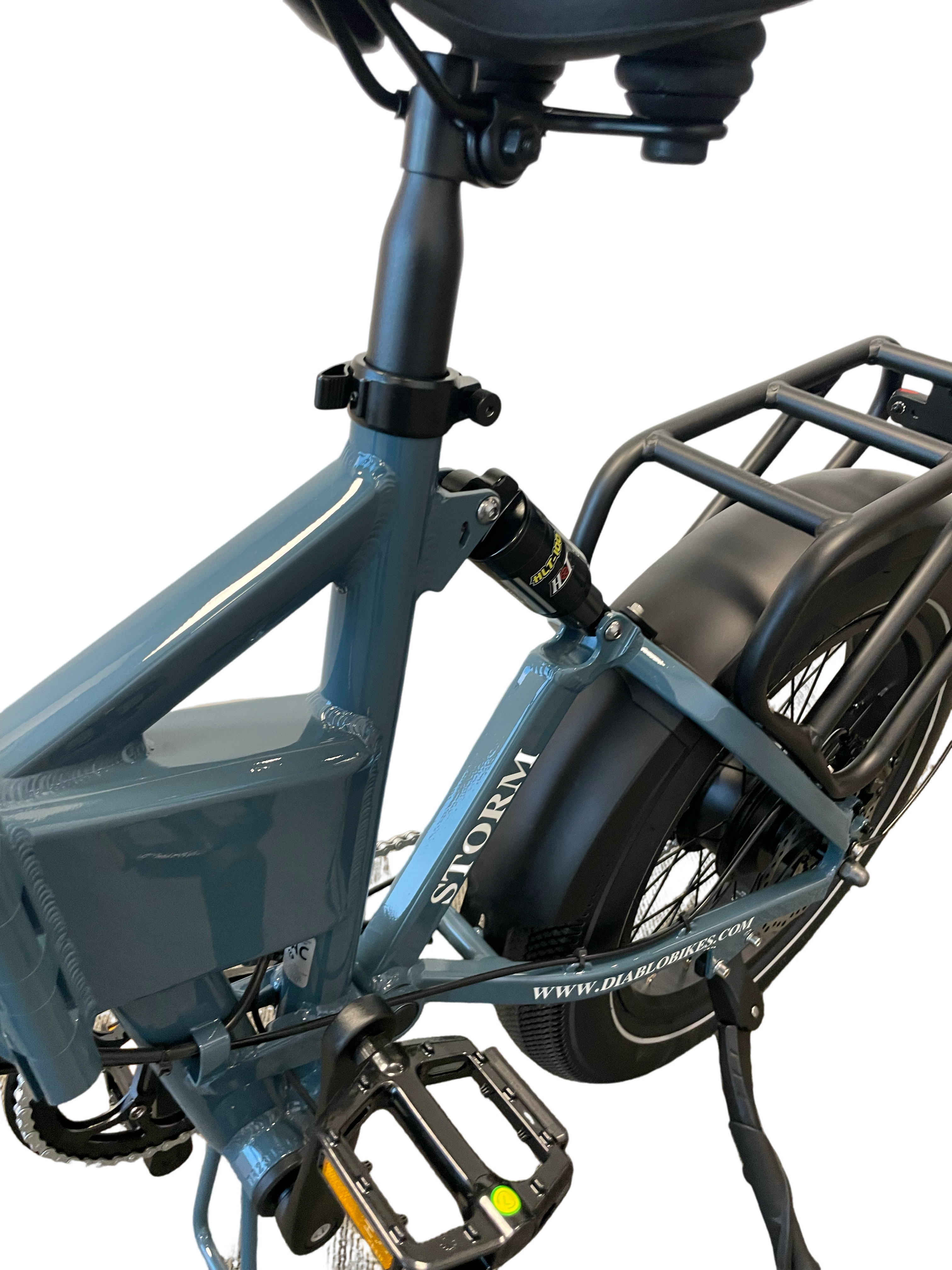 Diablo Storm Fatbike Vouwfiets met Hydraulische remmen - Donker Blauw - AE-trading