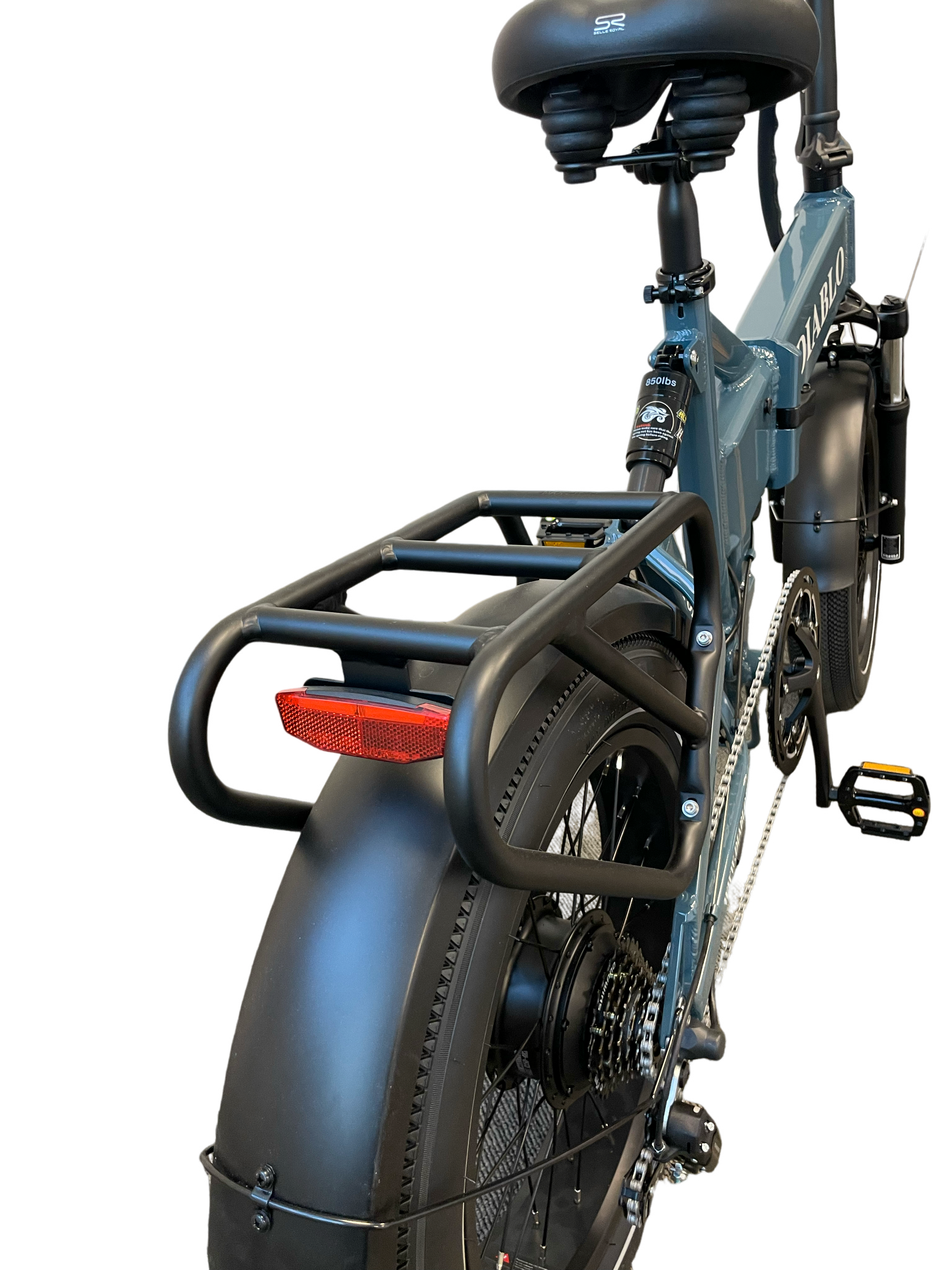 Diablo Storm Fatbike Vouwfiets met Hydraulische remmen - Donker Blauw - AE-trading