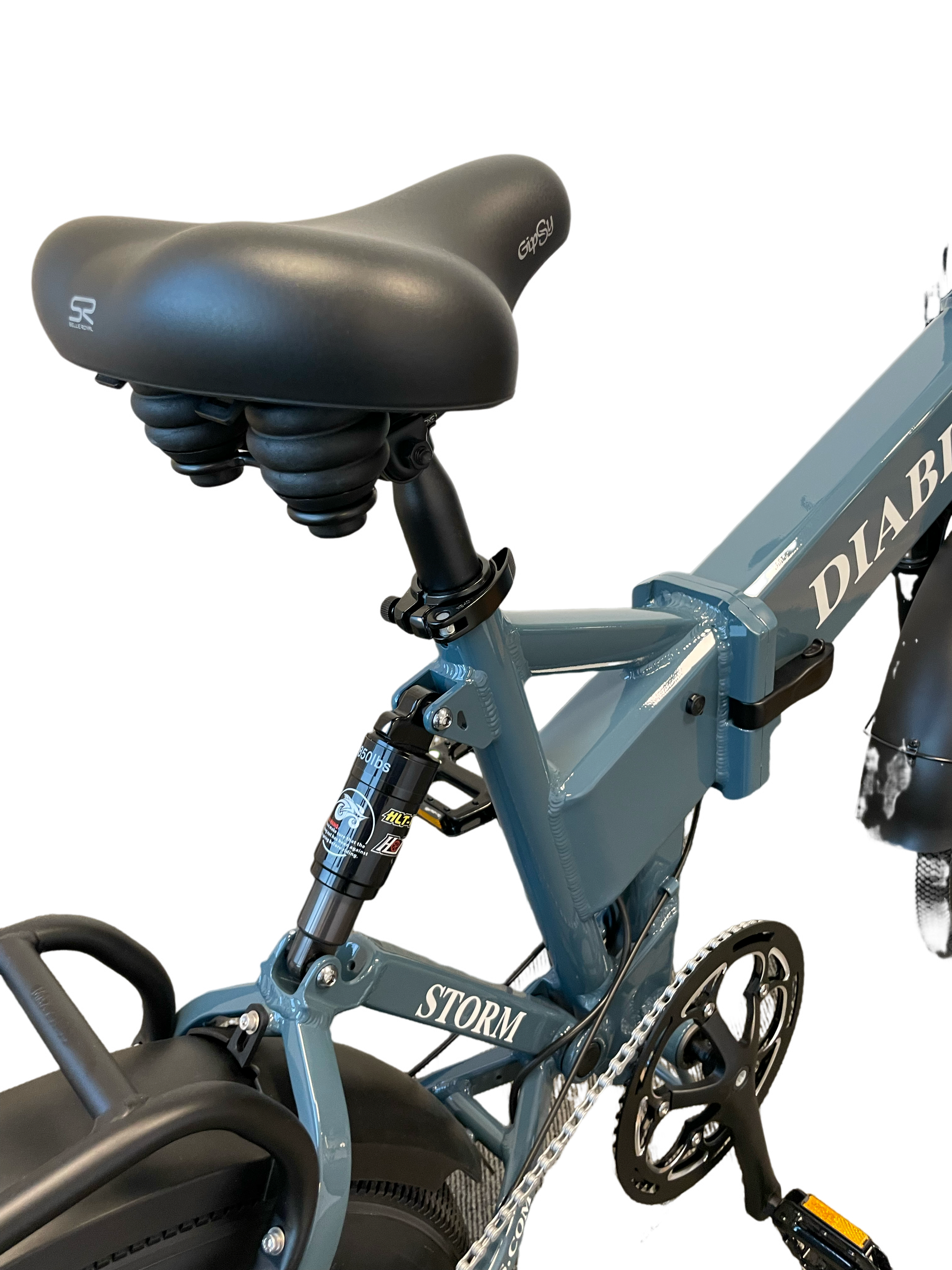 Diablo Storm Fatbike Vouwfiets met Hydraulische remmen - Donker Blauw - AE-trading