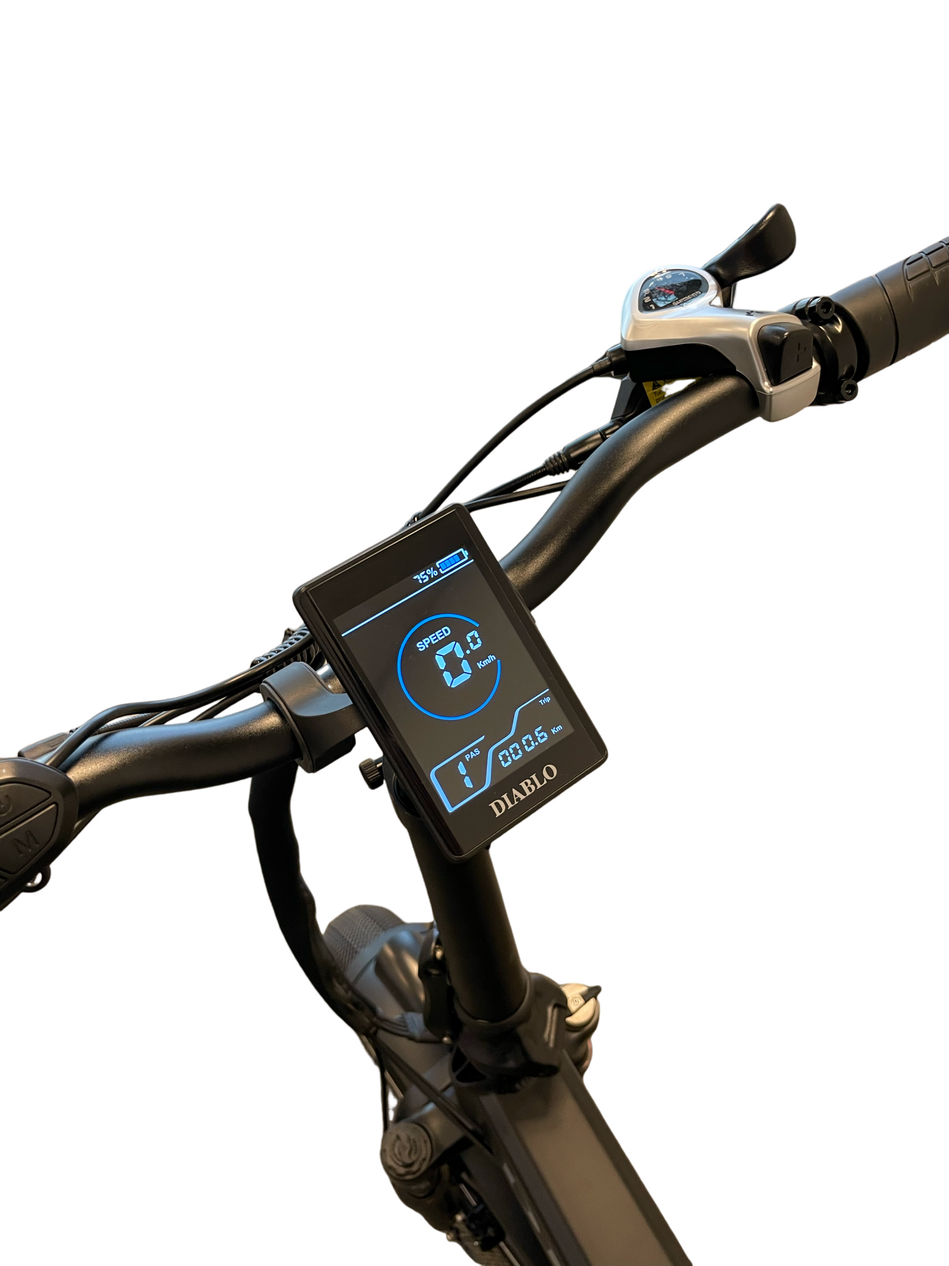 Diablo Storm Fatbike Vouwfiets met Hydraulische remmen - Mat Zwart - AE-trading