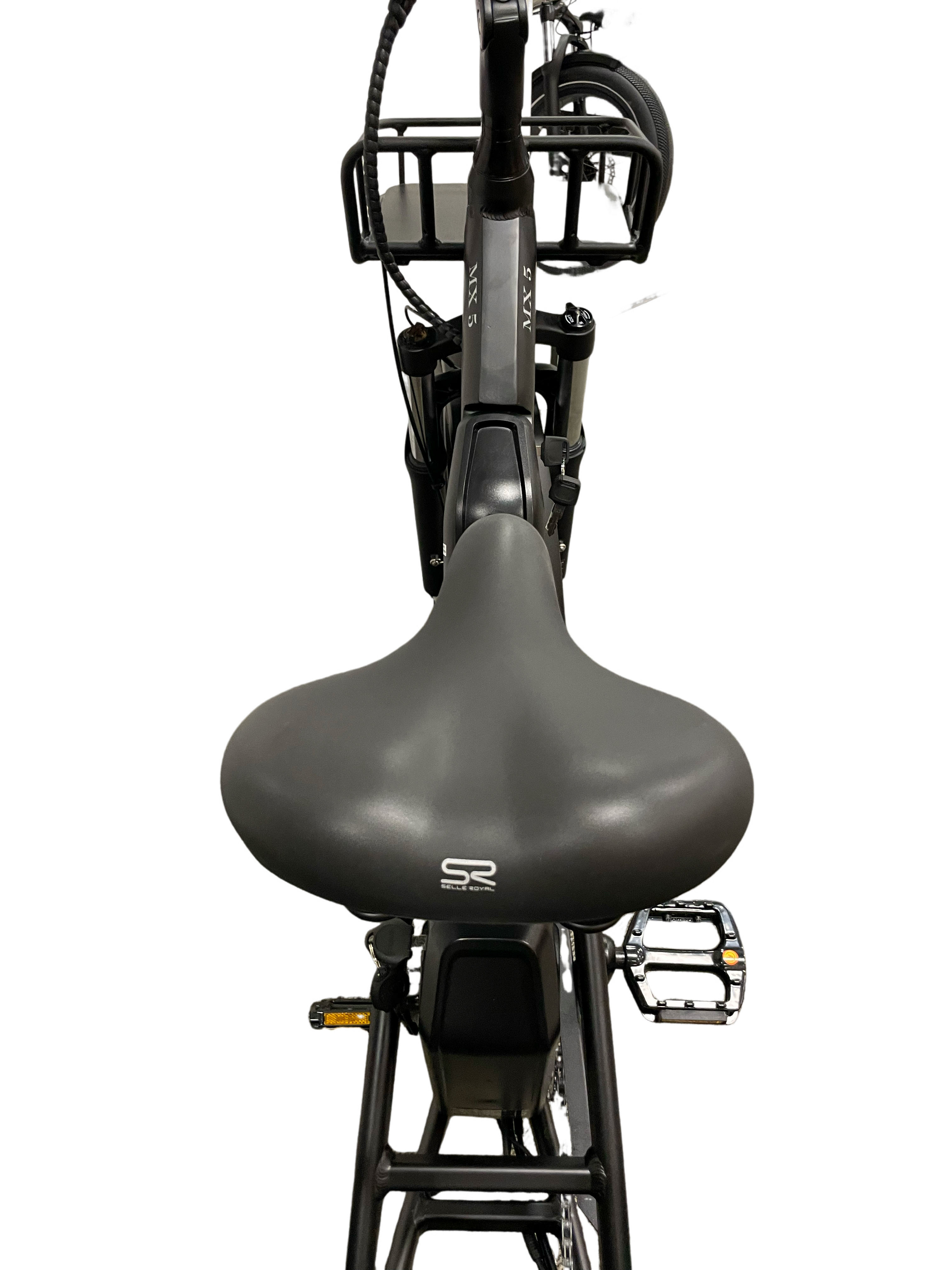 Diablo Big Foot Fatbike Driewieler Fiets E-bike Cargo - Mat zwart - Twee accu's - AE-trading