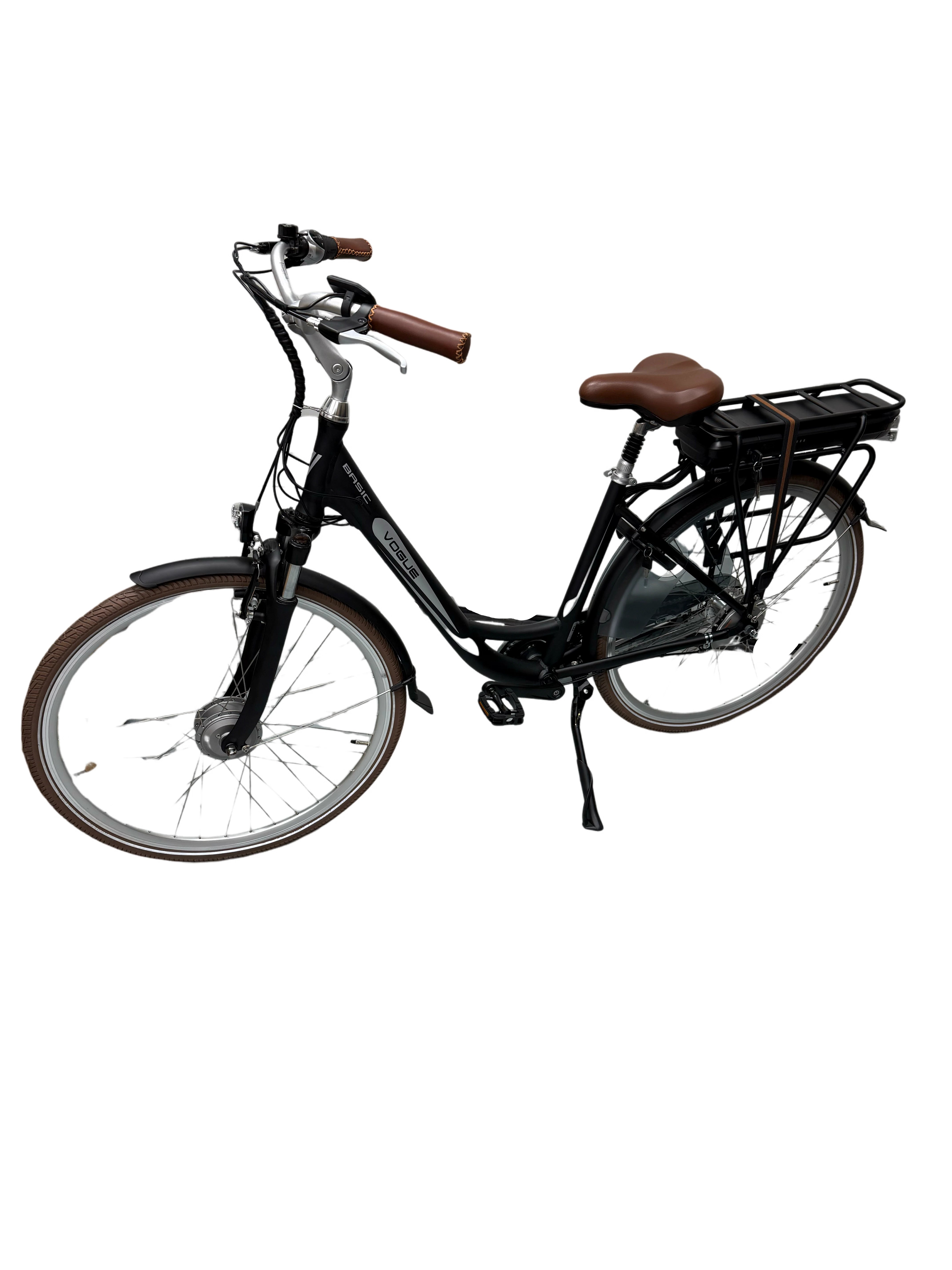 Vogue Basic Elektrische Fiets 7 versnellingen 47cm 13Ah - Mat Zwart AE-trading