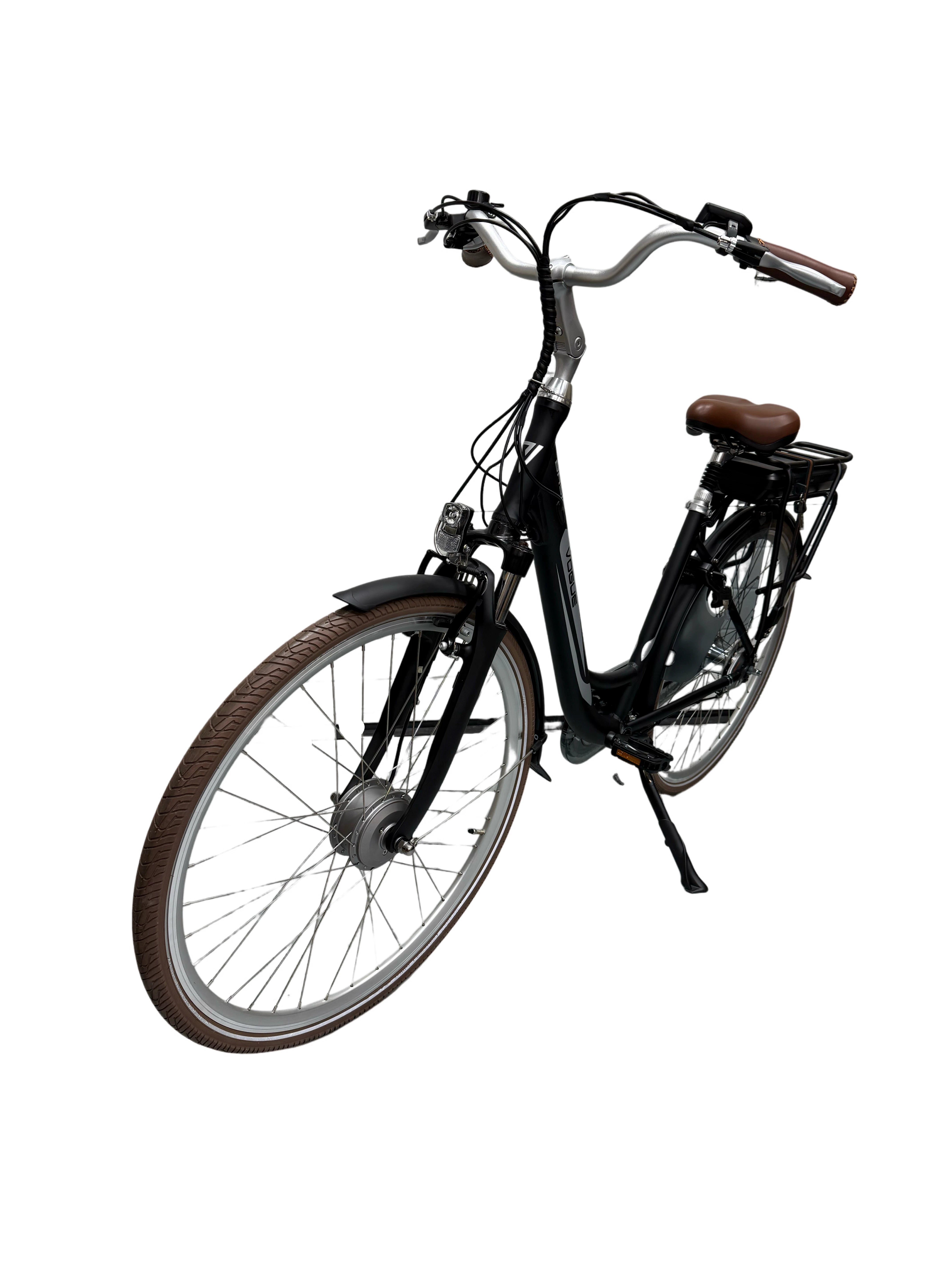 Vogue Basic Elektrische Fiets 7 versnellingen 47cm 13Ah - Mat Zwart AE-trading