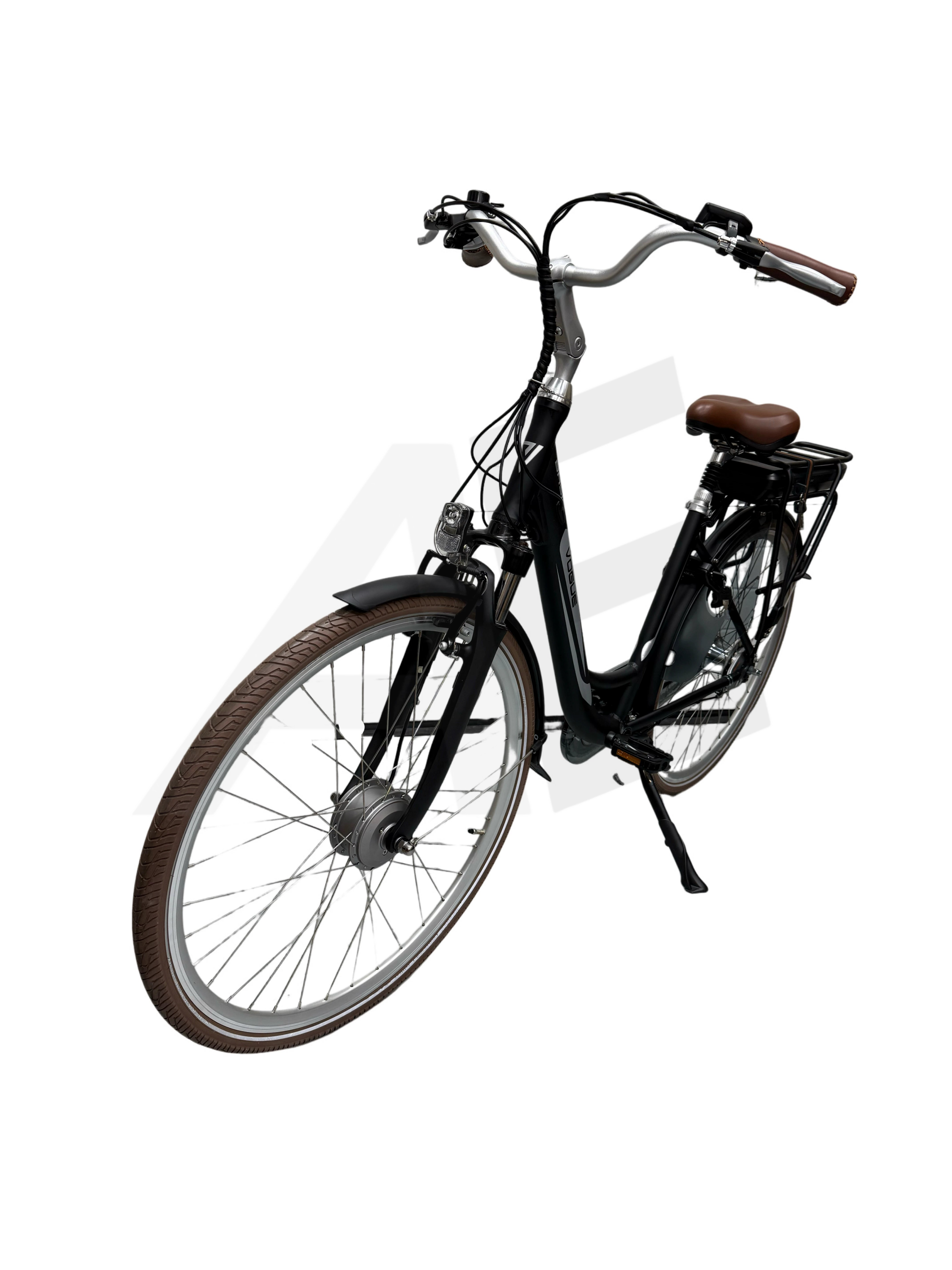 Vogue Basic Elektrische Fiets 3 versnellingen 47cm 13Ah - Mat Zwart AE-trading