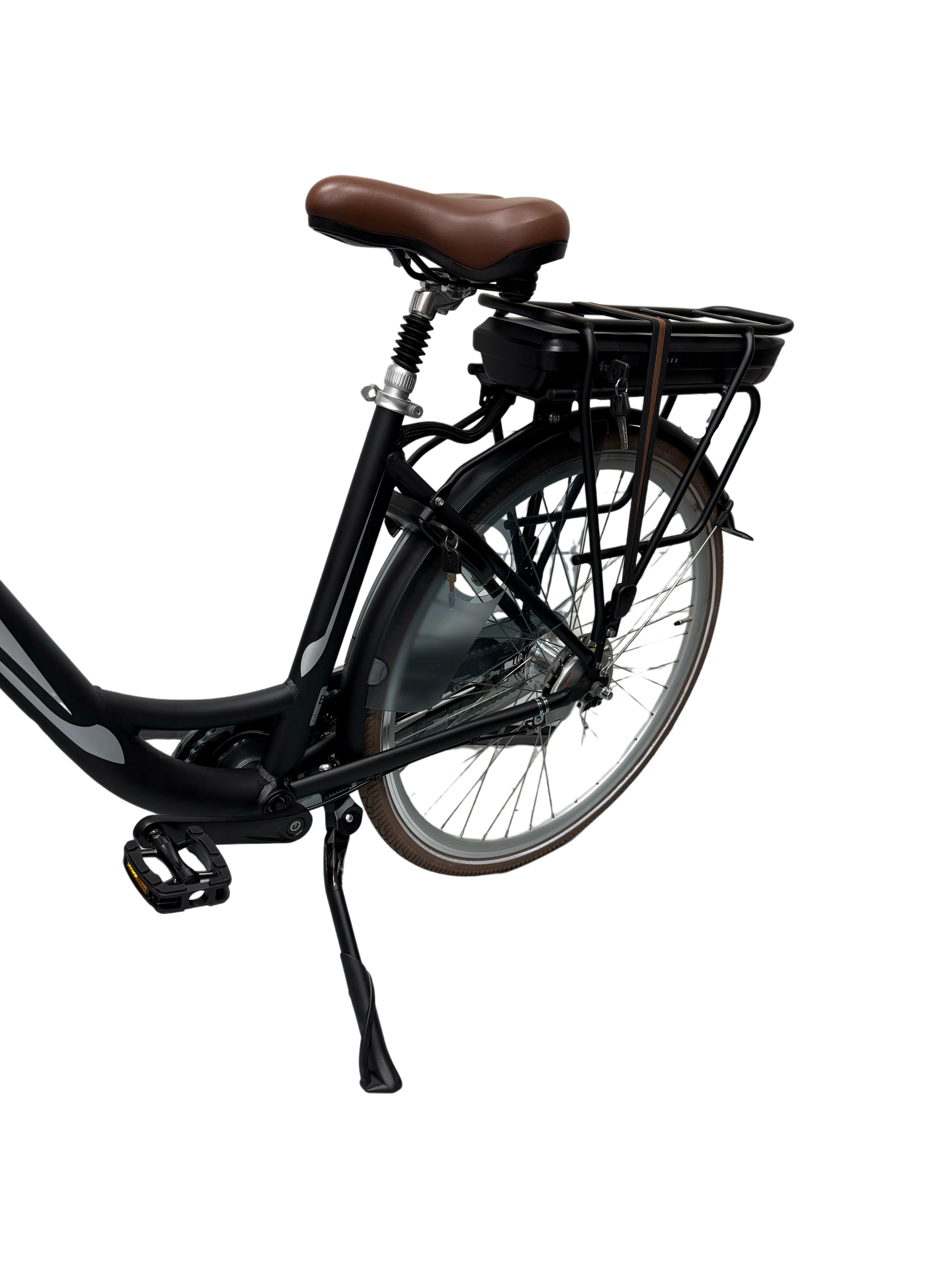 Vogue Basic Elektrische Fiets 7 versnellingen 47cm 13Ah - Mat Zwart AE-trading