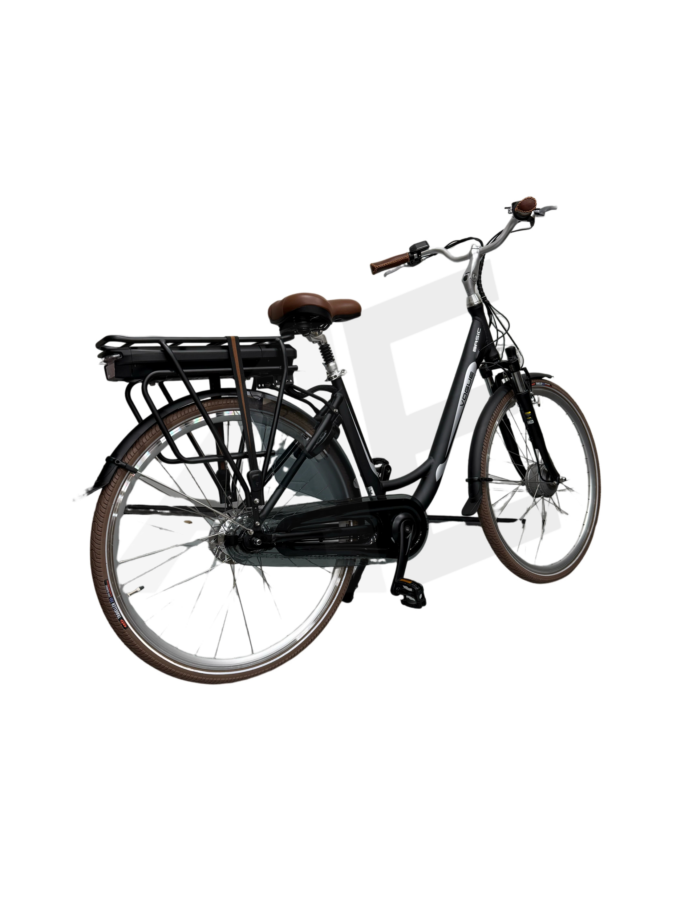 Vogue Basic Elektrische Fiets 7 versnellingen 47cm 13Ah - Mat Zwart AE-trading