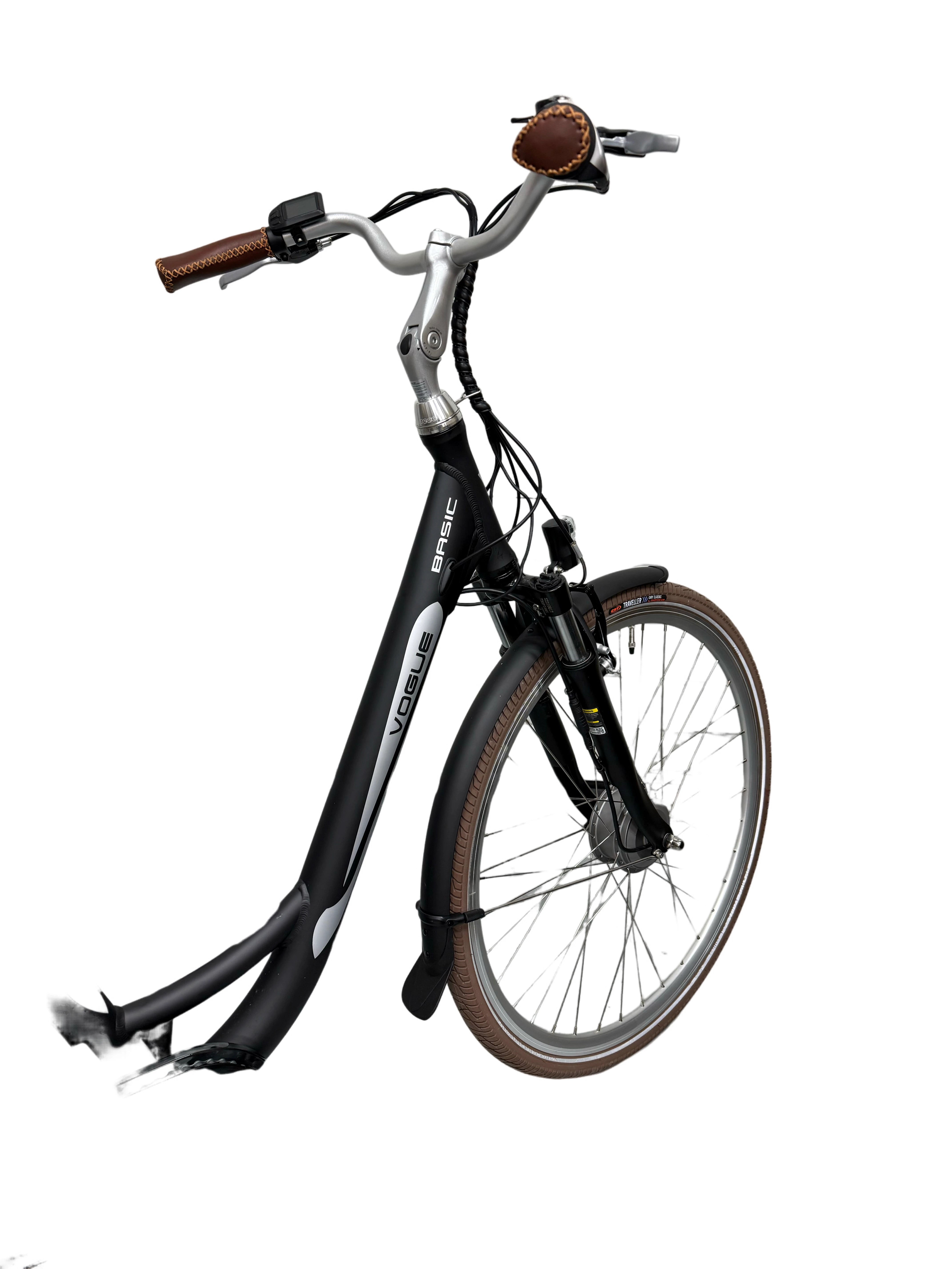 Vogue Basic Elektrische Fiets 7 versnellingen 47cm 13Ah - Mat Zwart AE-trading