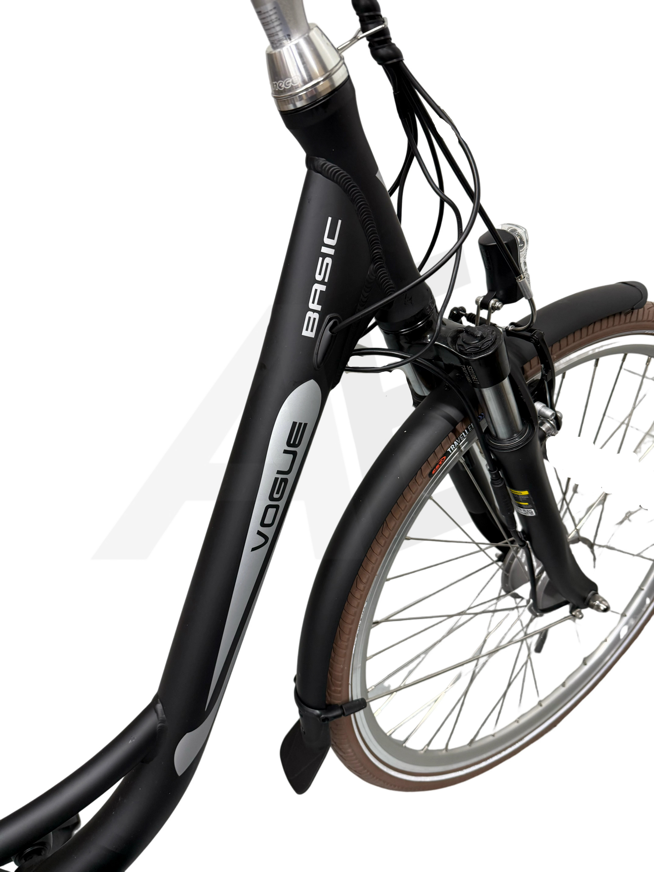 Vogue Basic Elektrische Fiets 7 versnellingen 47cm 13Ah - Mat Zwart AE-trading