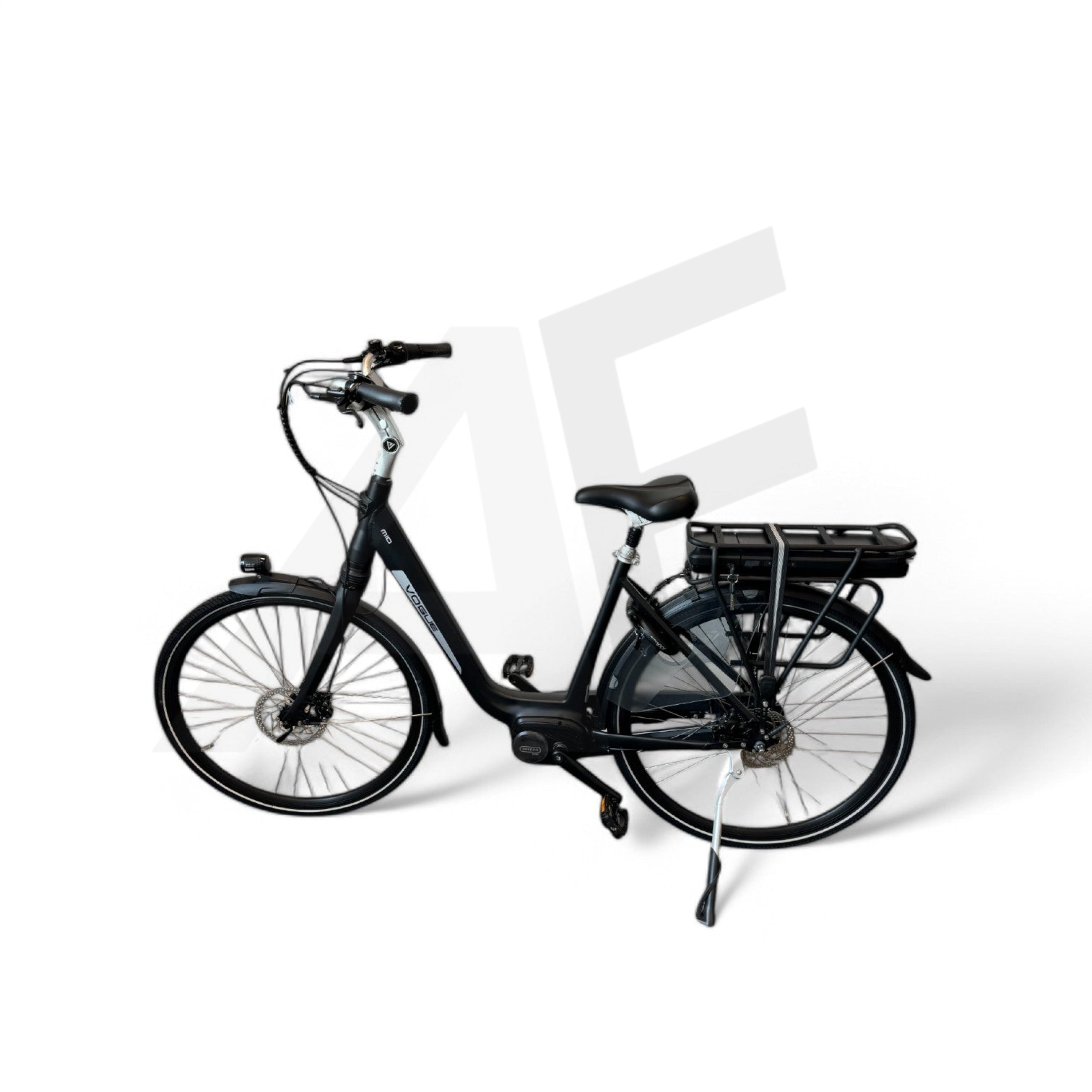 Vogue Mio 8Sp Elektrische Fiets E-Bike Met Hydraulische Remmen 13Ah 36V 468Wh 46Cm - Glans Zwart