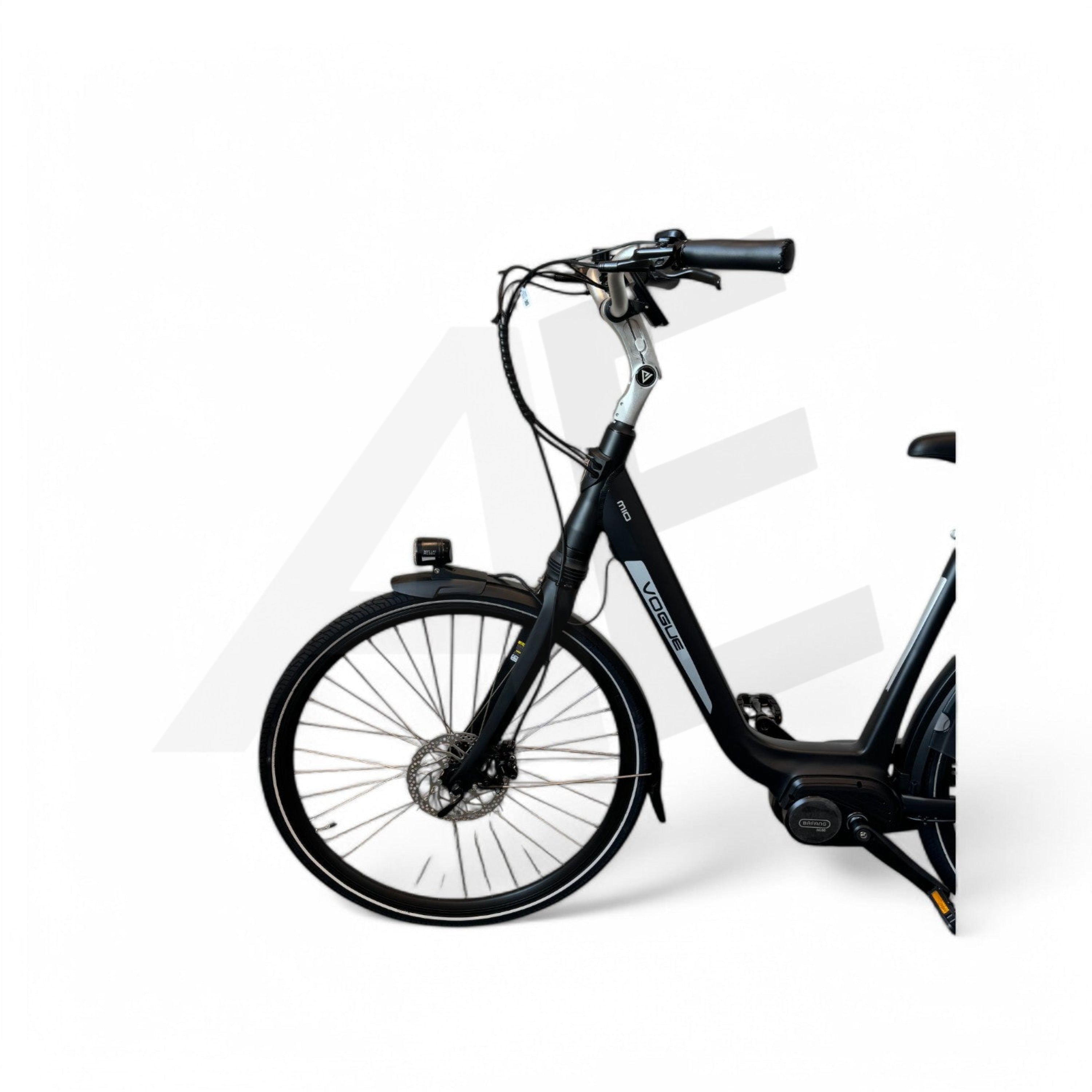 Vogue Mio 8Sp Elektrische Fiets E-Bike Met Hydraulische Remmen 13Ah 36V 468Wh 46Cm - Glans Zwart