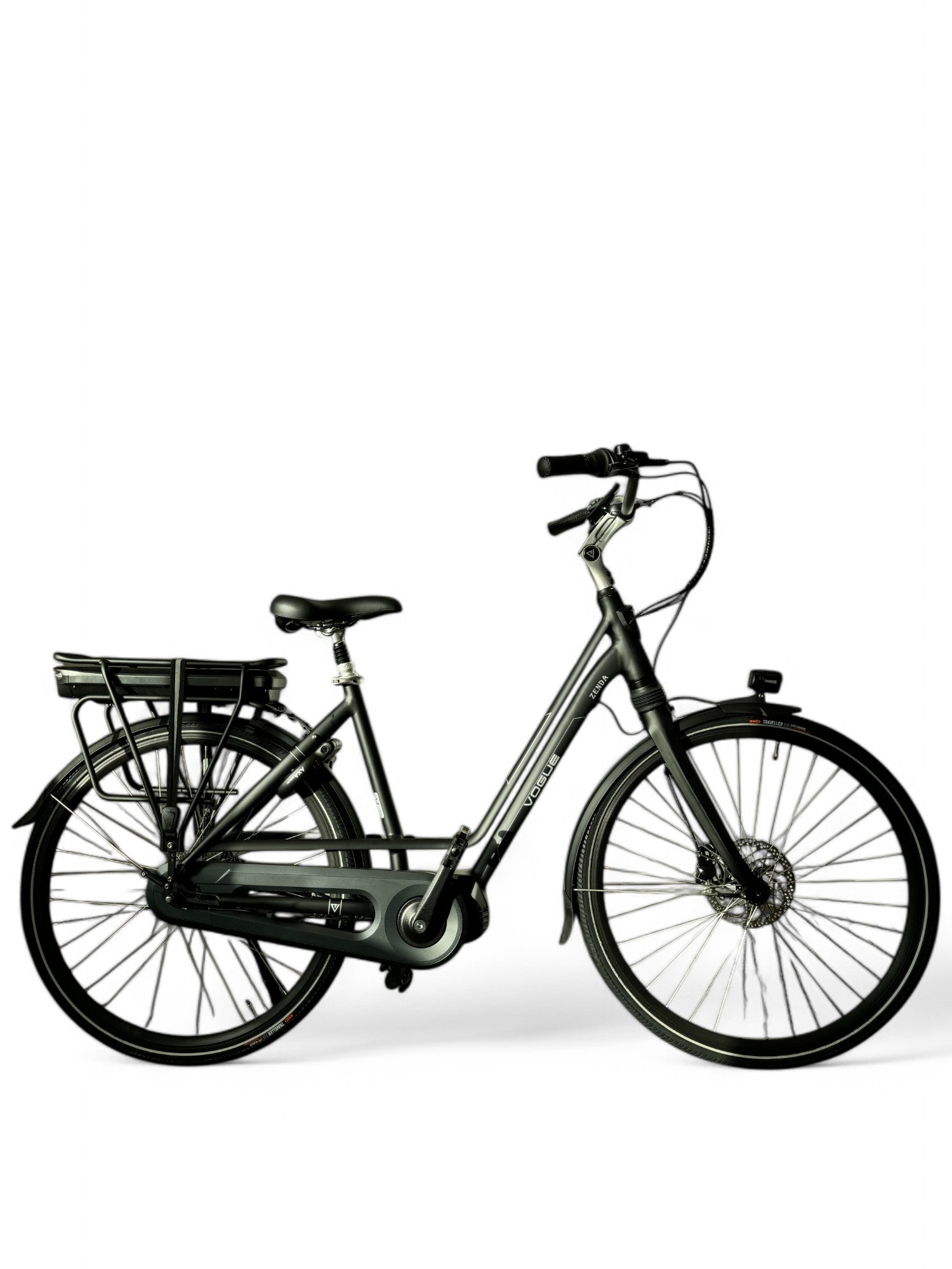 Vogue Zenda Elektrische Fiets E-bike met Hydraulische Remmen 51cm 574Wh 16Ah - Mat Zwart - AE-trading