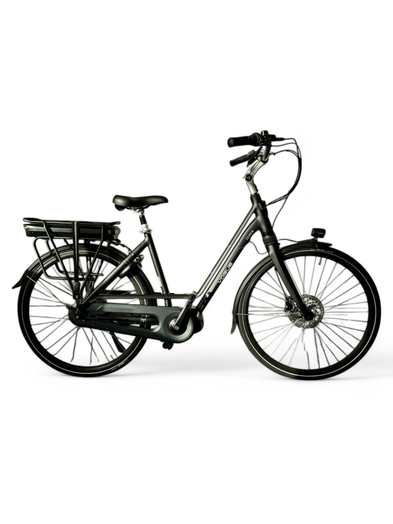 Vogue Zenda Elektrische Fiets E-bike met Hydraulische Remmen 51cm 574Wh 16Ah - Mat Zwart - AE-trading