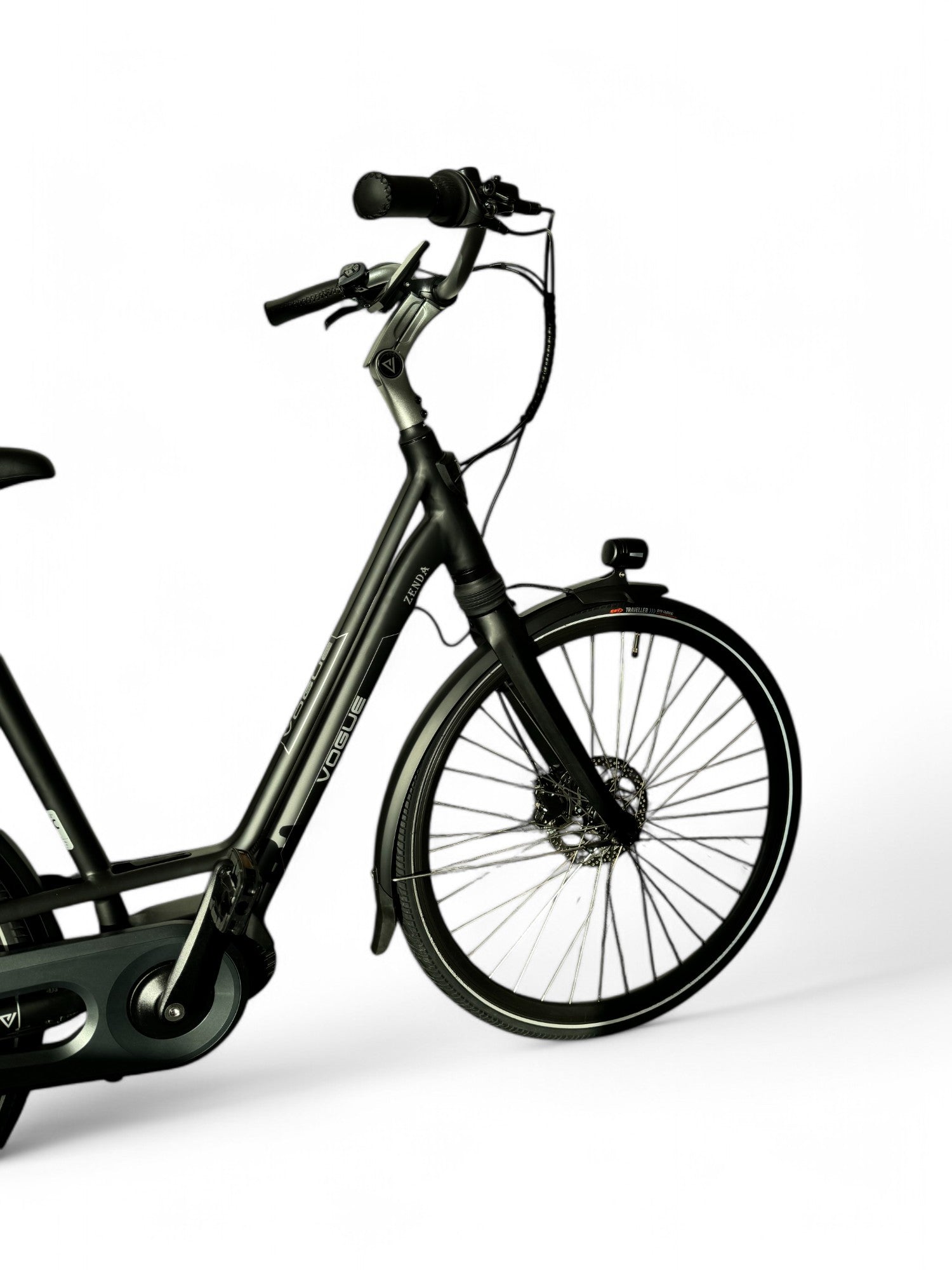 Vogue Zenda Elektrische Fiets E-bike met Hydraulische Remmen 51cm 574Wh 16Ah - Mat Zwart - AE-trading