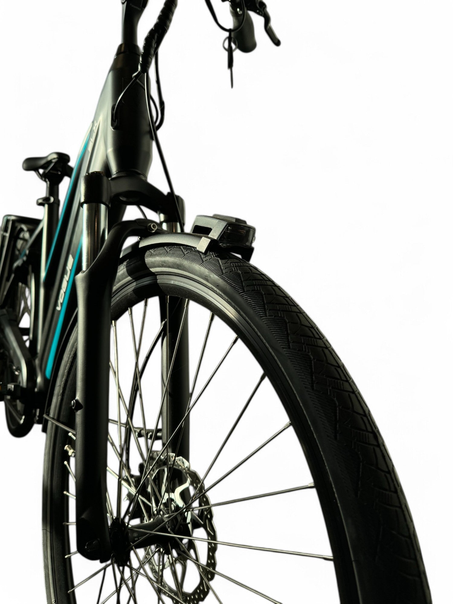 Vogue SLX M420 Elektrische Fiets 9RD Shimano Versnellingen 51cm met Hydraulische Remmen - Mat Zwart Blauw - AE-trading
