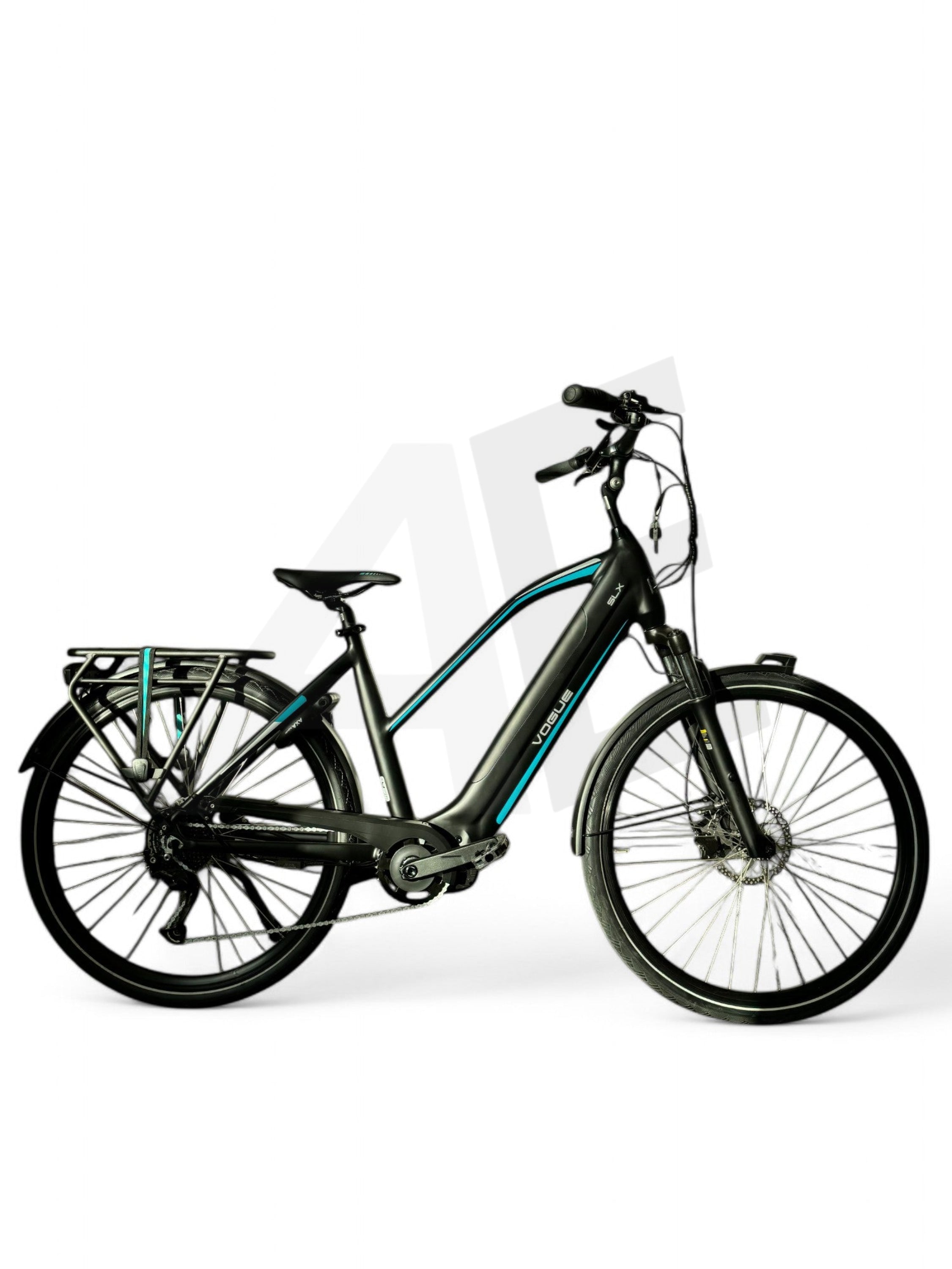 Vogue Slx M420 Elektrische Fiets 9Rd Shimano Versnellingen 51Cm Met Hydraulische Remmen - Mat Zwart