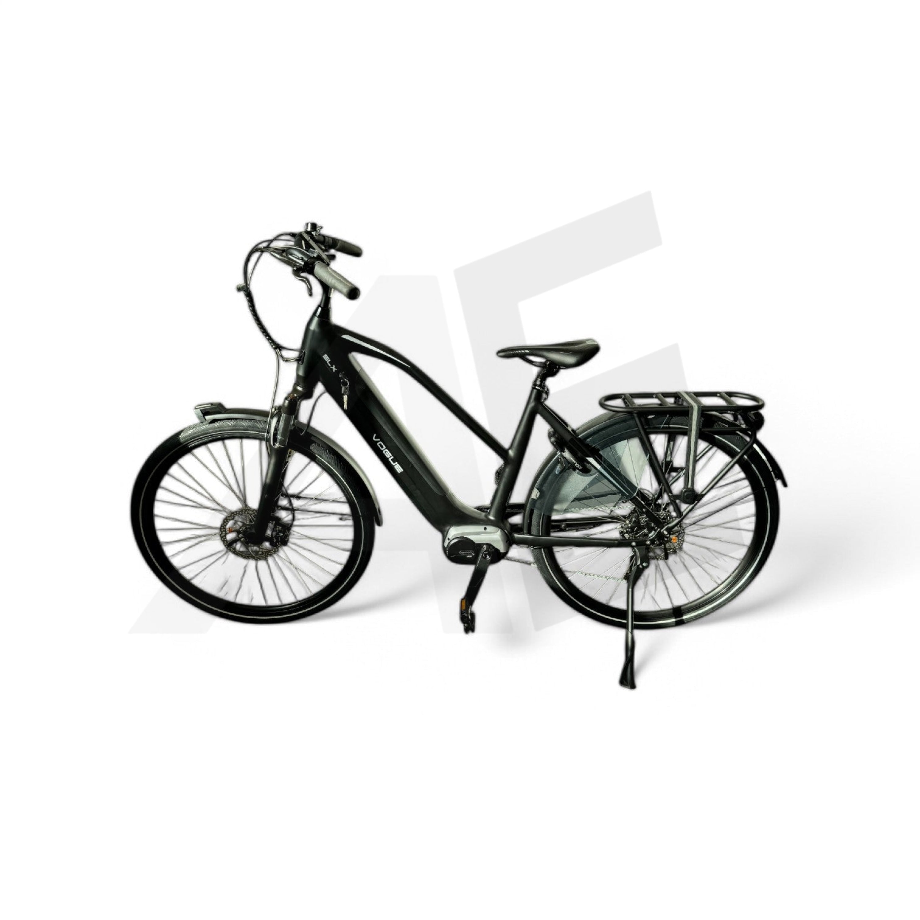 Vogue Slx M420 Elektrische Fiets 9Rd Shimano Versnellingen 51Cm Met Hydraulische Remmen - Mat Zwart