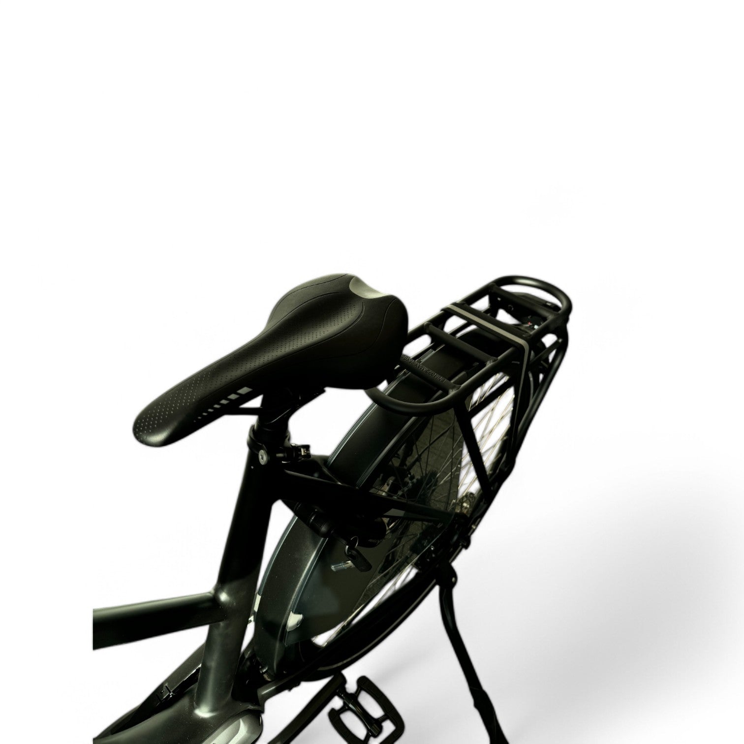 Vogue SLX M420 Elektrische Fiets 9RD Shimano Versnellingen 51cm met Hydraulische Remmen - Mat zwart Grijs - AE-trading