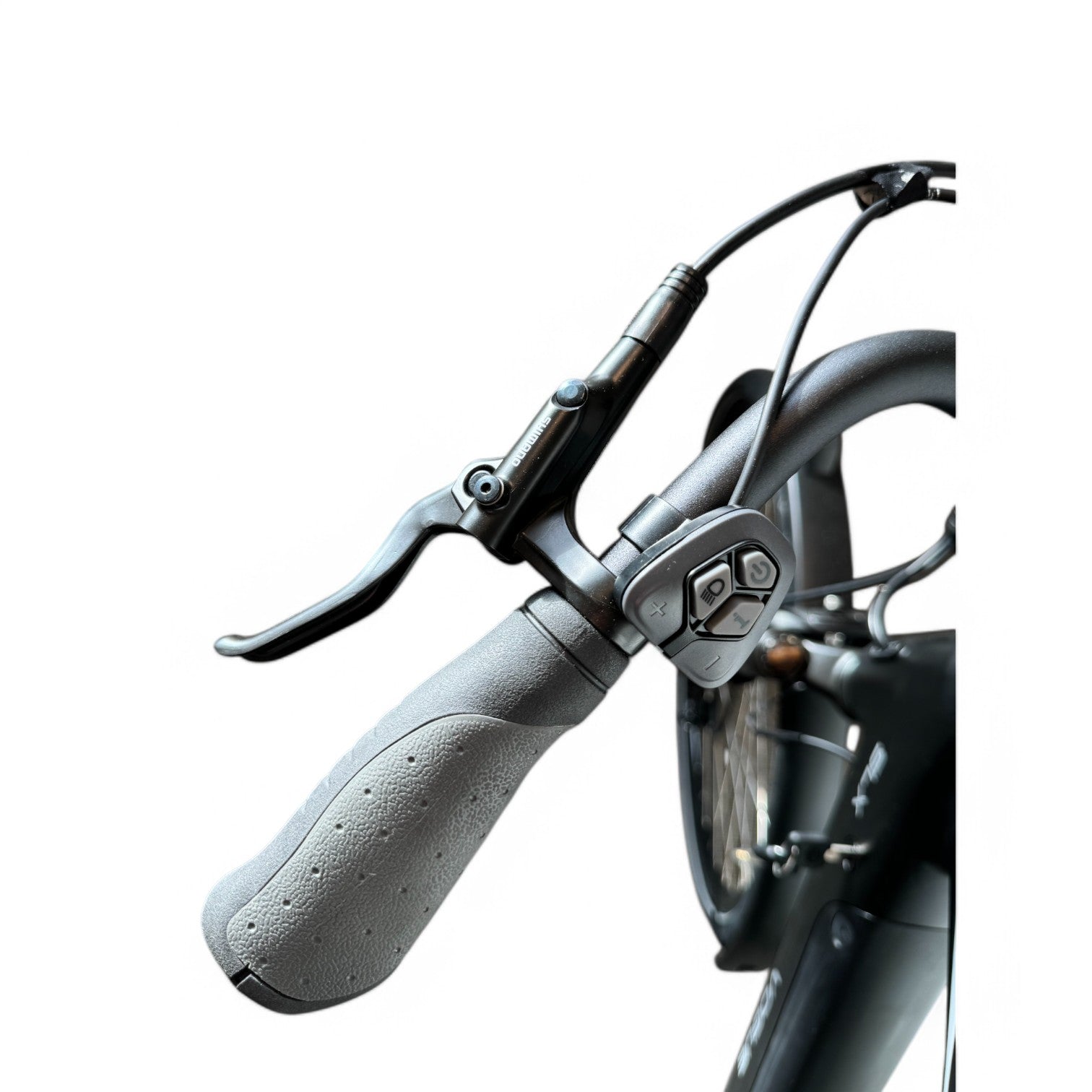 Vogue SLX M420 Elektrische Fiets 9RD Shimano Versnellingen 51cm met Hydraulische Remmen - Mat zwart Grijs - AE-trading