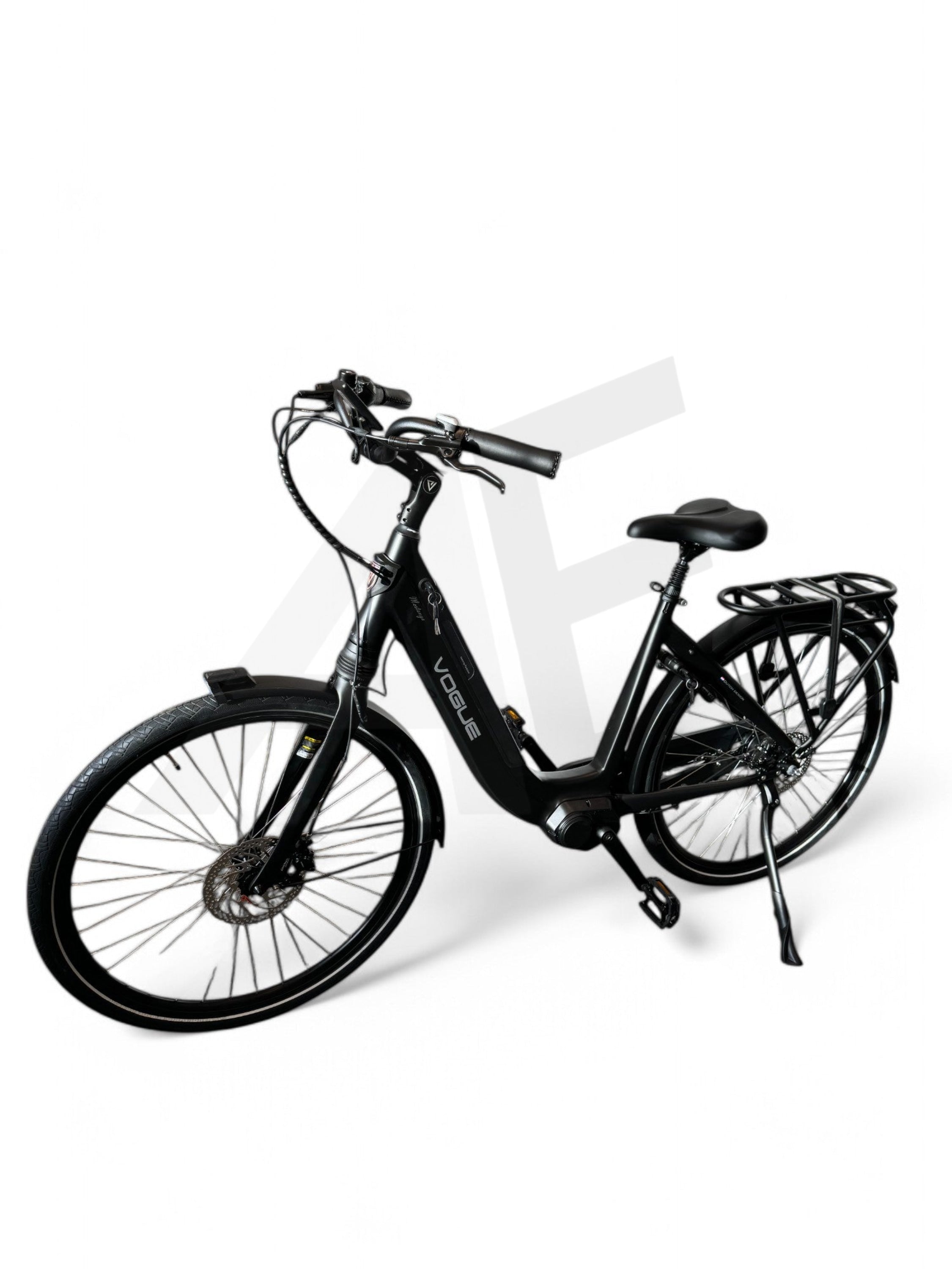 Vogue Mestengo 50Cm E-Bike Hydraulische Remmen Met Middenmotor - Mat Zwart Vogue E-Bike