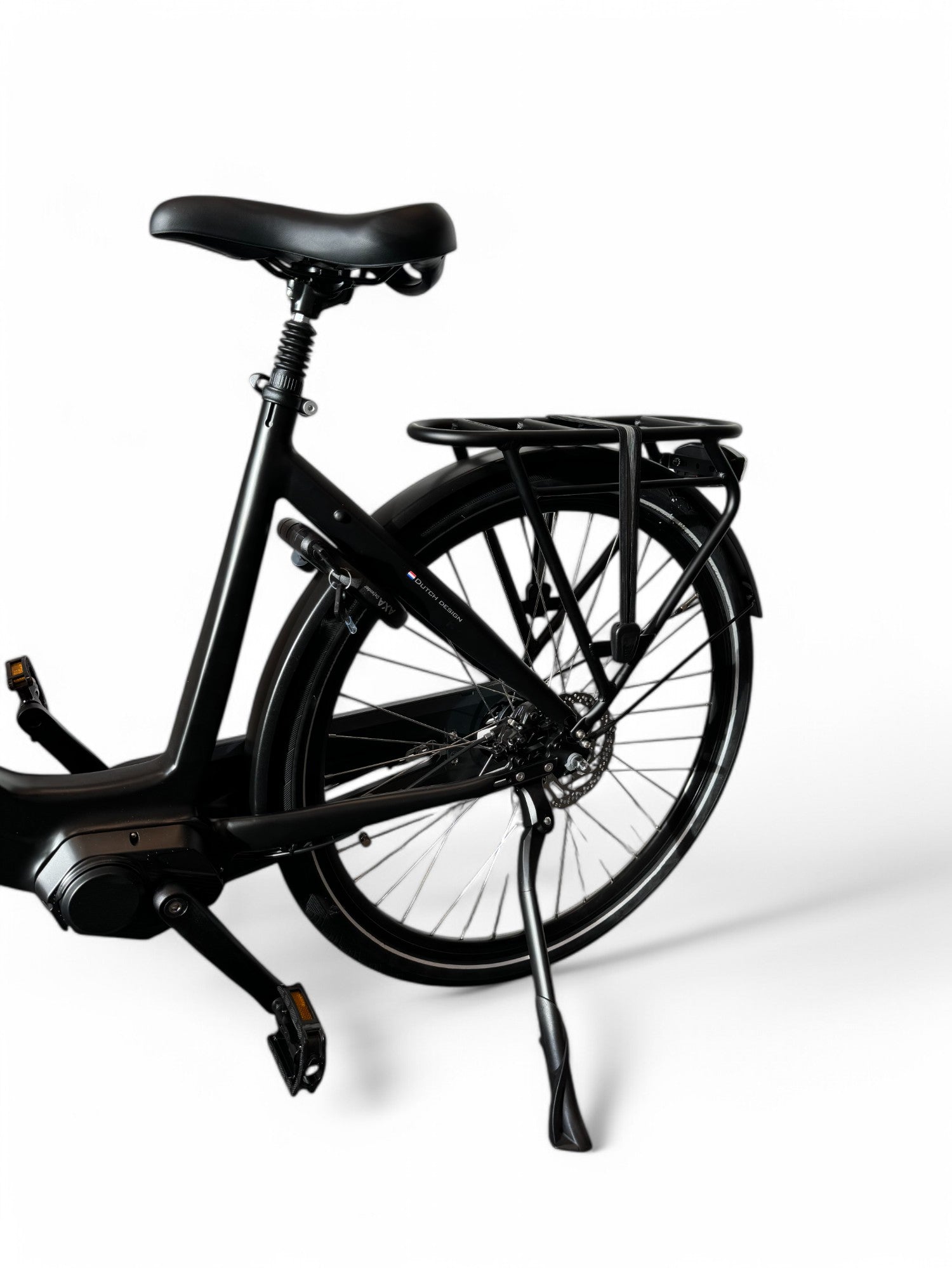 Vogue Mestengo 46cm E-bike Hydraulische Remmen met Middenmotor - Mat Zwart - AE-trading