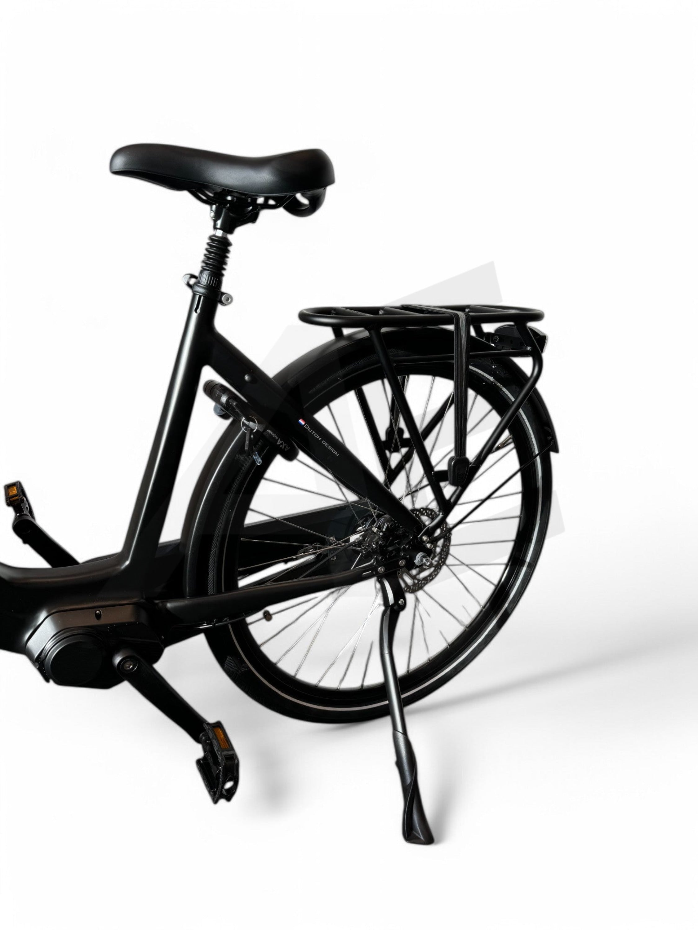 Vogue Mestengo 46Cm E-Bike Hydraulische Remmen Met Middenmotor - Mat Zwart Vogue E-Bike