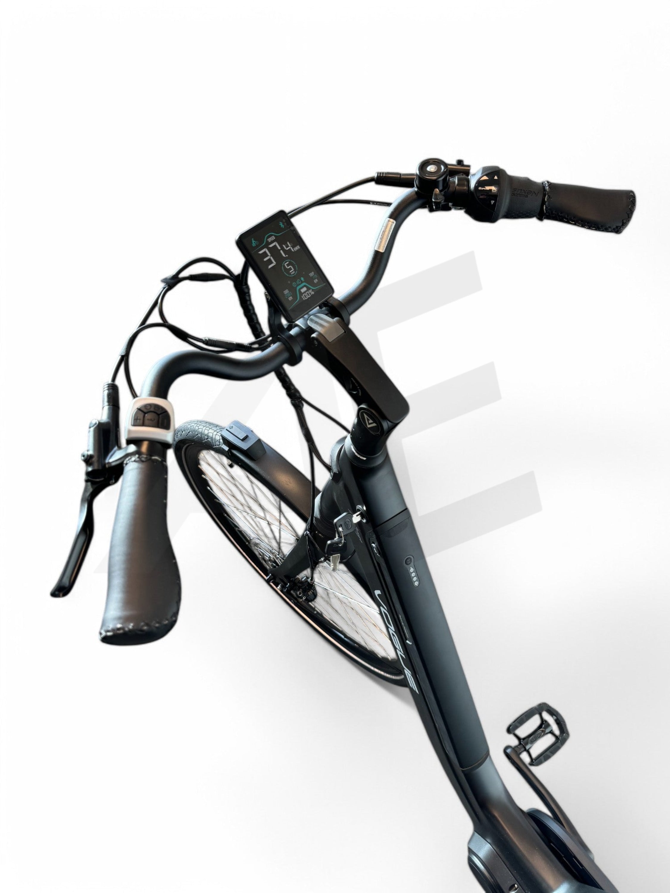 Vogue Mestengo 46Cm E-Bike Hydraulische Remmen Met Middenmotor - Mat Zwart Vogue E-Bike