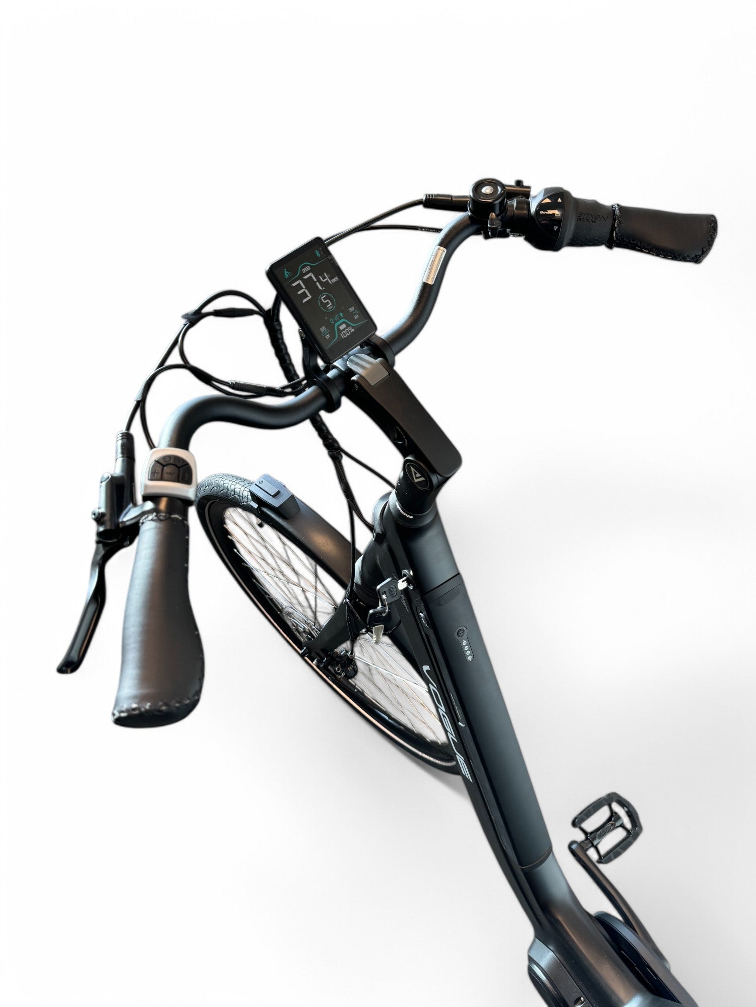 Vogue Mestengo 50cm E-bike Hydraulische Remmen met Middenmotor - Mat Grijs - AE-trading