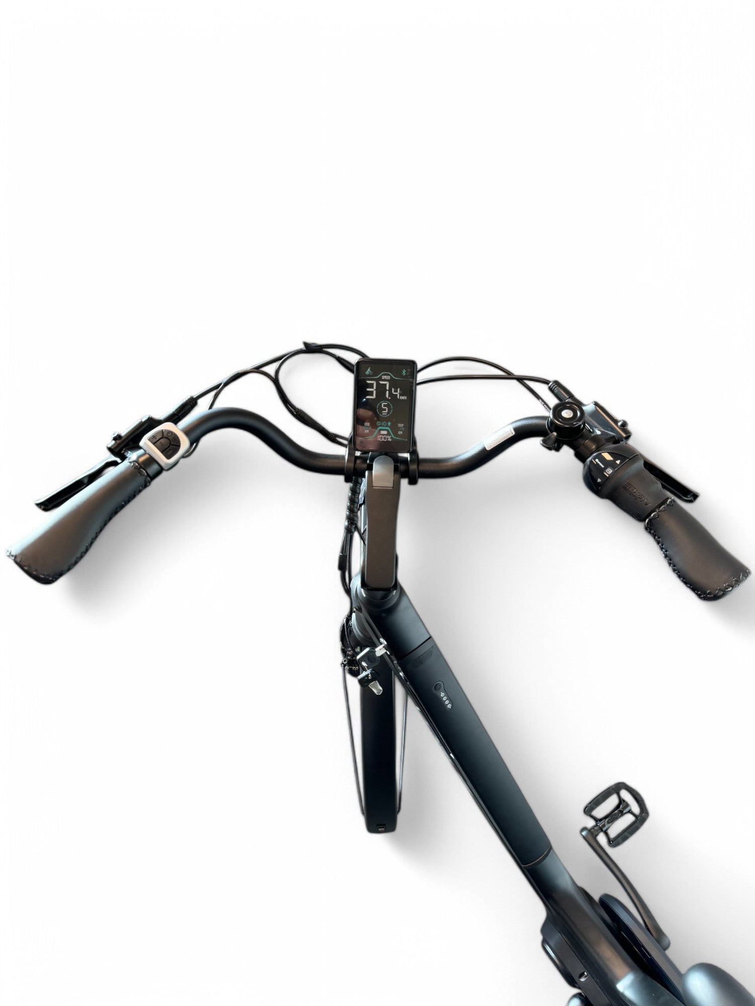 Vogue Mestengo 46cm E-bike Hydraulische Remmen met Middenmotor - Mat Zwart - AE-trading
