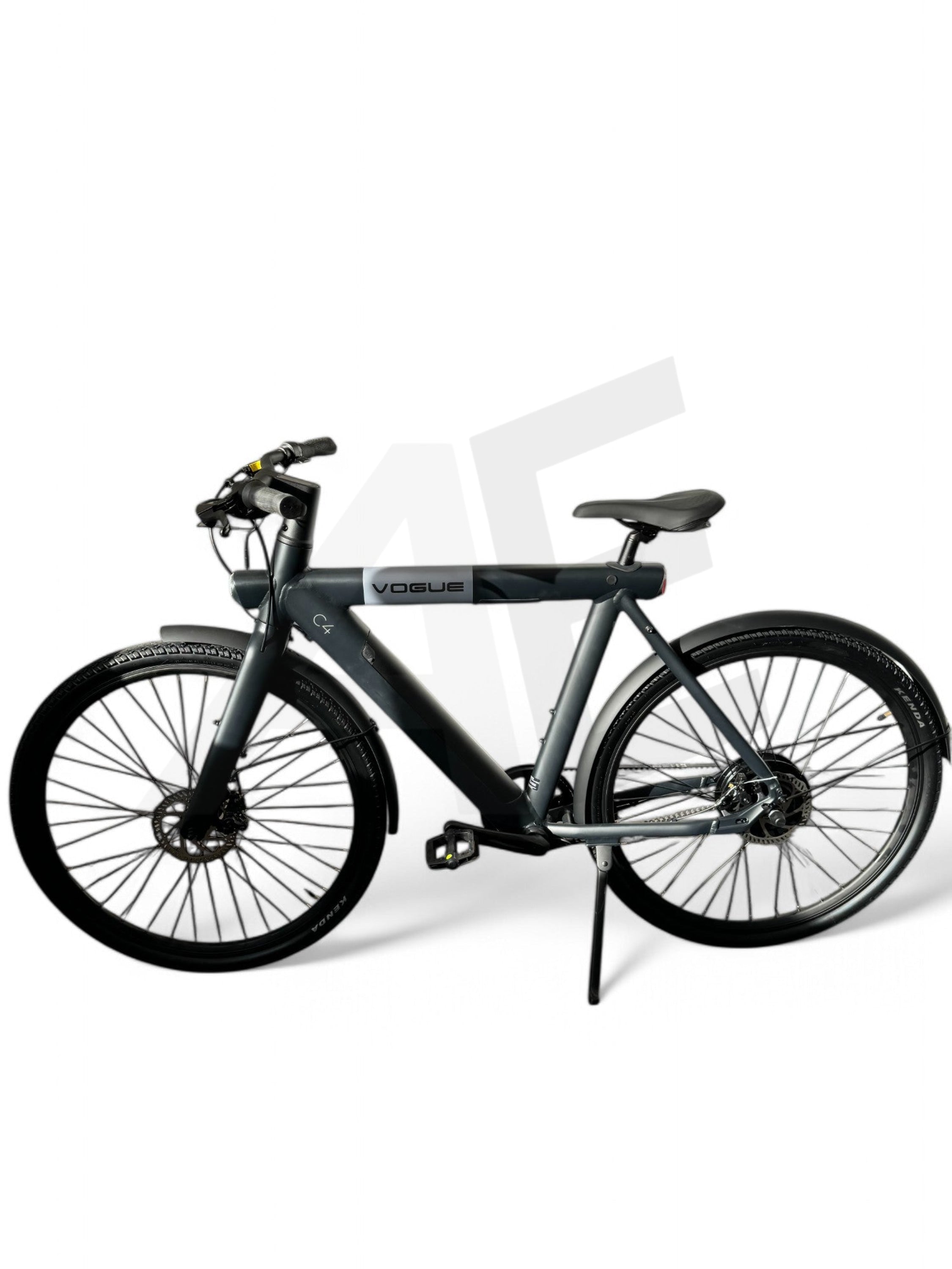 Vogue C4 Elektrische Fiets 7Sp Belt 36V 12 8Ah E-Bike - Stealth Black Vogue E-Bike