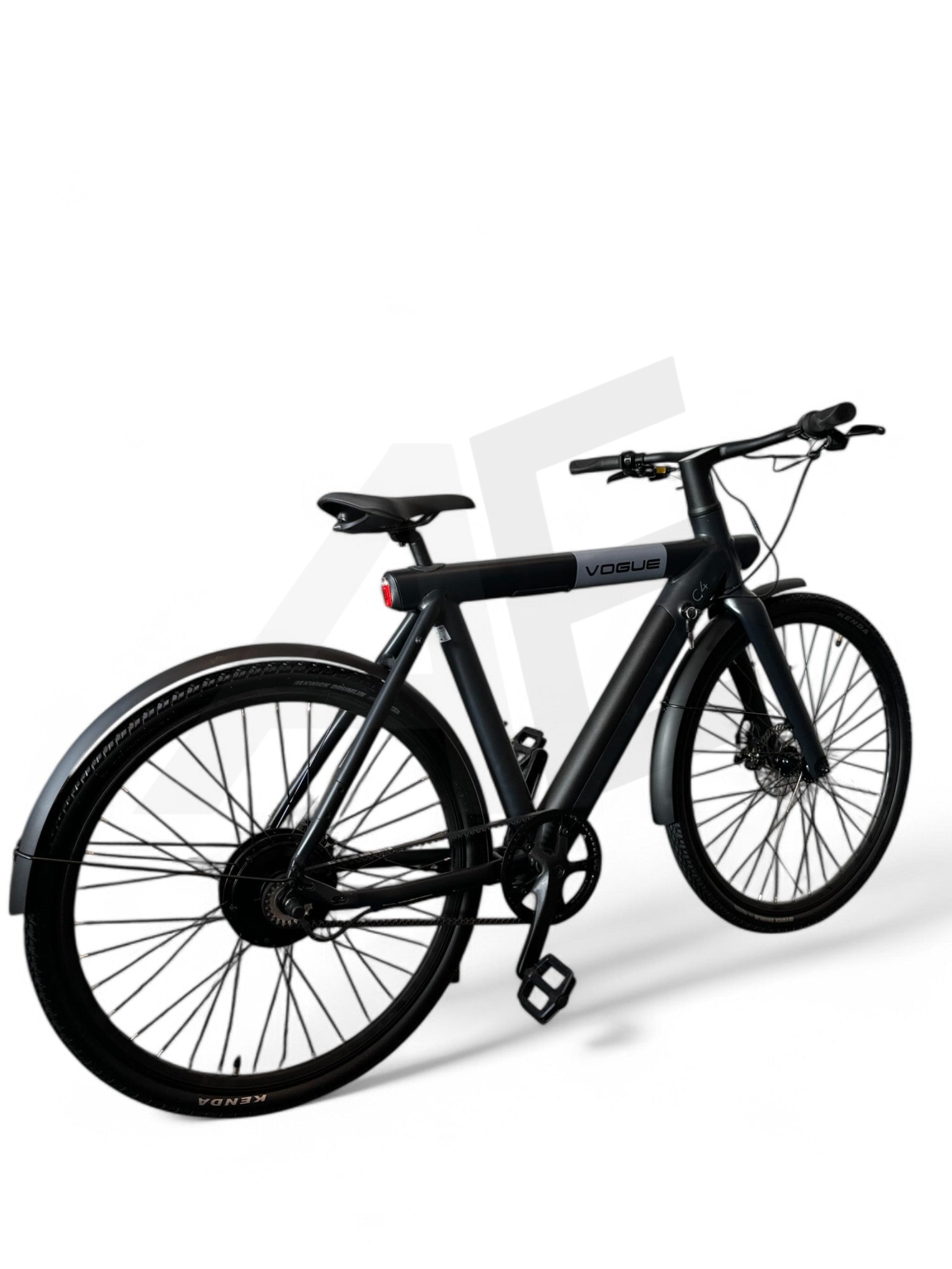 Vogue C4 Elektrische Fiets 7Sp Belt 36V 12 8Ah E-Bike - Stealth Black Vogue E-Bike