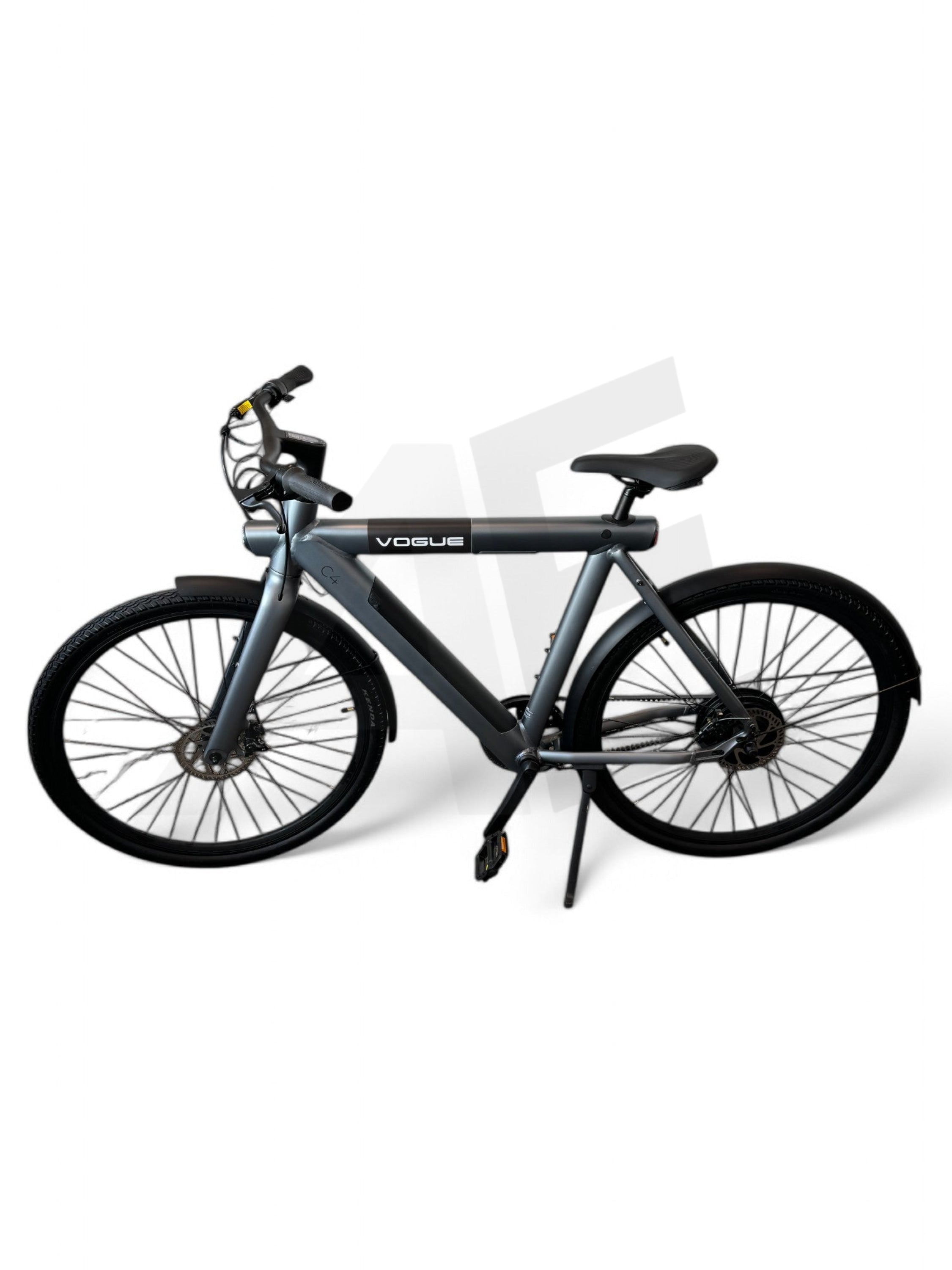 Vogue C4 Elektrische Fiets 7Sp Belt 36V 12 8Ah E-Bike - Gravity Grey Vogue E-Bike