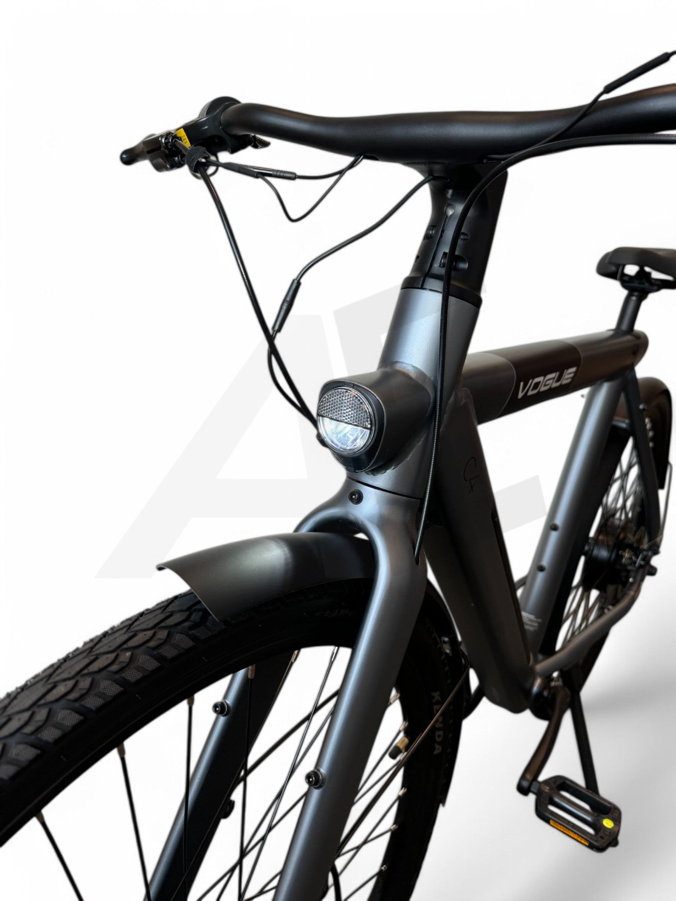 Vogue C4 Elektrische Fiets 7Sp Belt 36V 12 8Ah E-Bike - Gravity Grey Vogue E-Bike