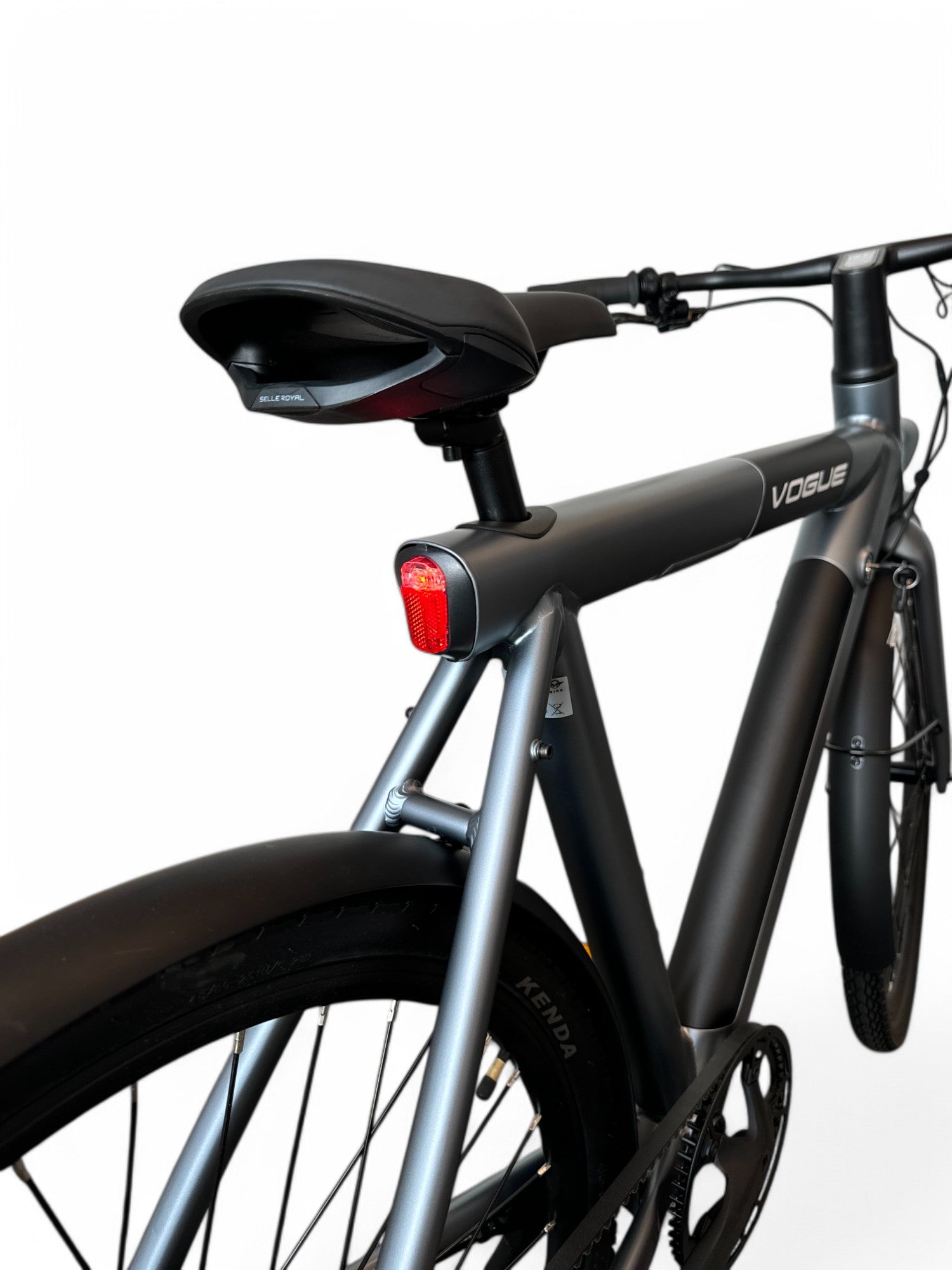 Vogue C4 Elektrische fiets 7SP Belt 36V 12,8Ah E-bike - Gravity Grey - AE-trading