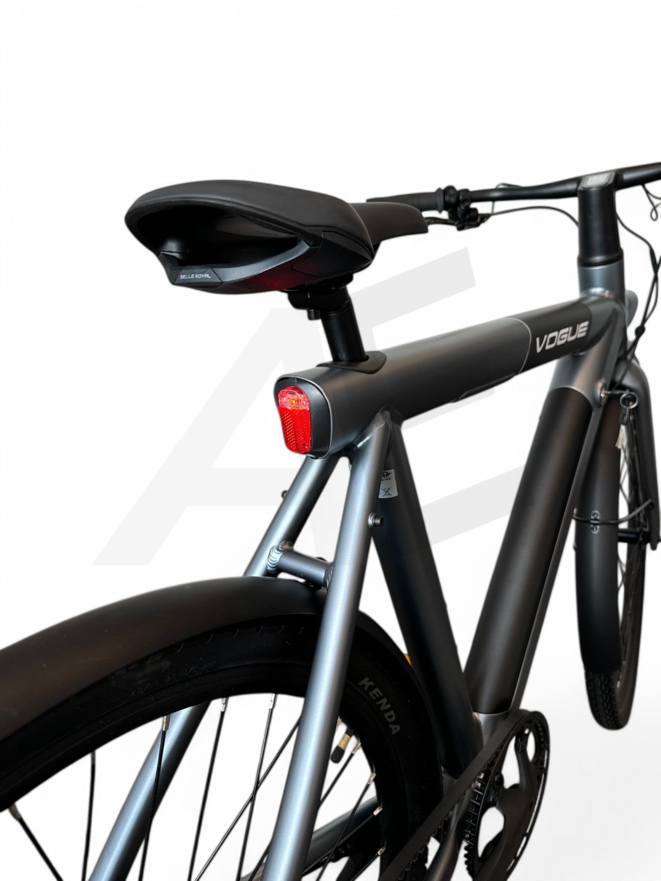 Vogue C4 Elektrische Fiets 7Sp Belt 36V 12 8Ah E-Bike - Gravity Grey Vogue E-Bike